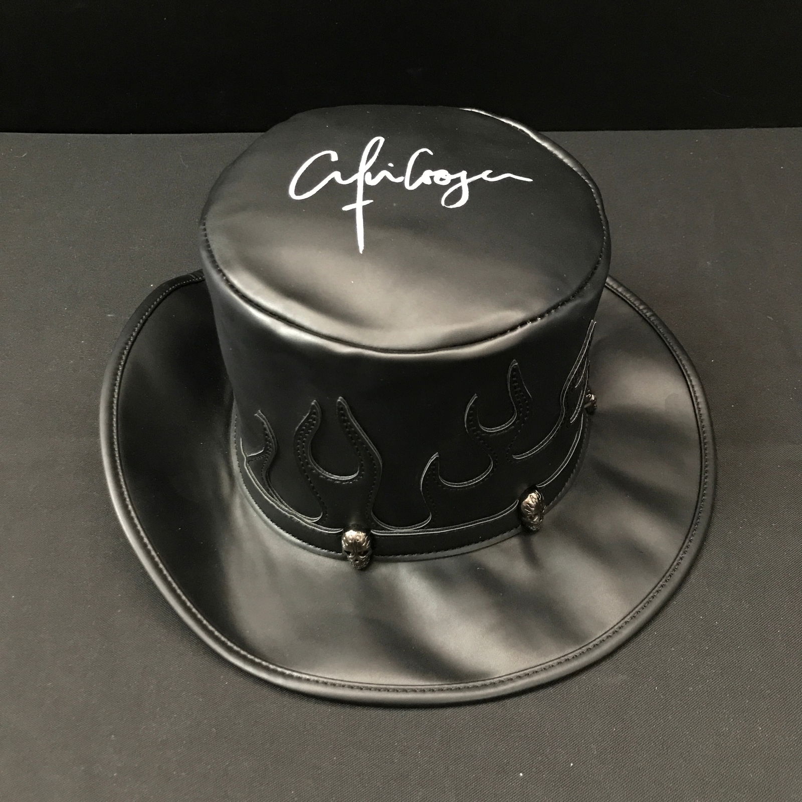 ALICE COOPER SIGNED HAT WITH COA (1 of 1)