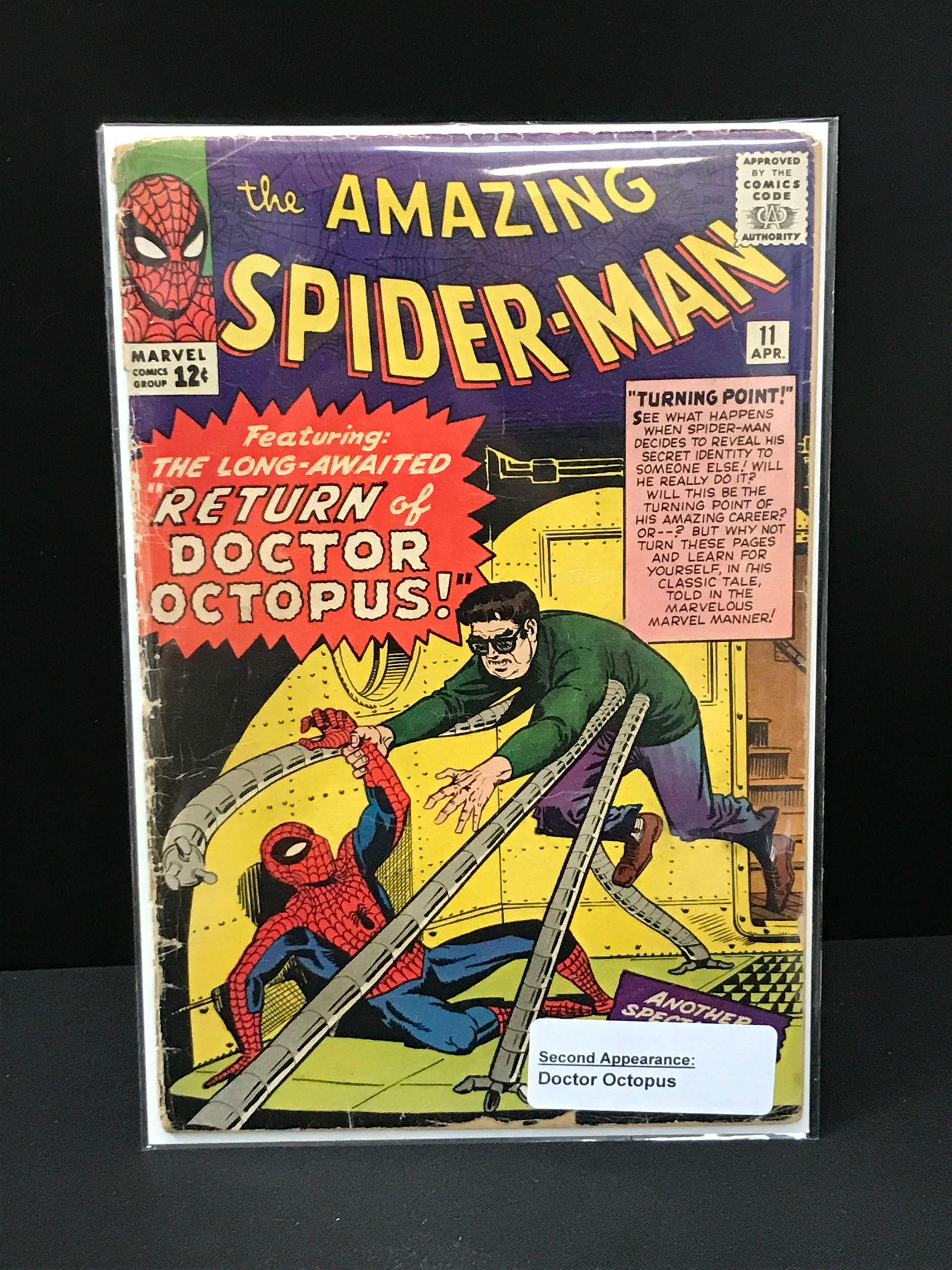 MARVEL COMICS NO.11 THE AMAZING SPIDERMAN (1 of 1)