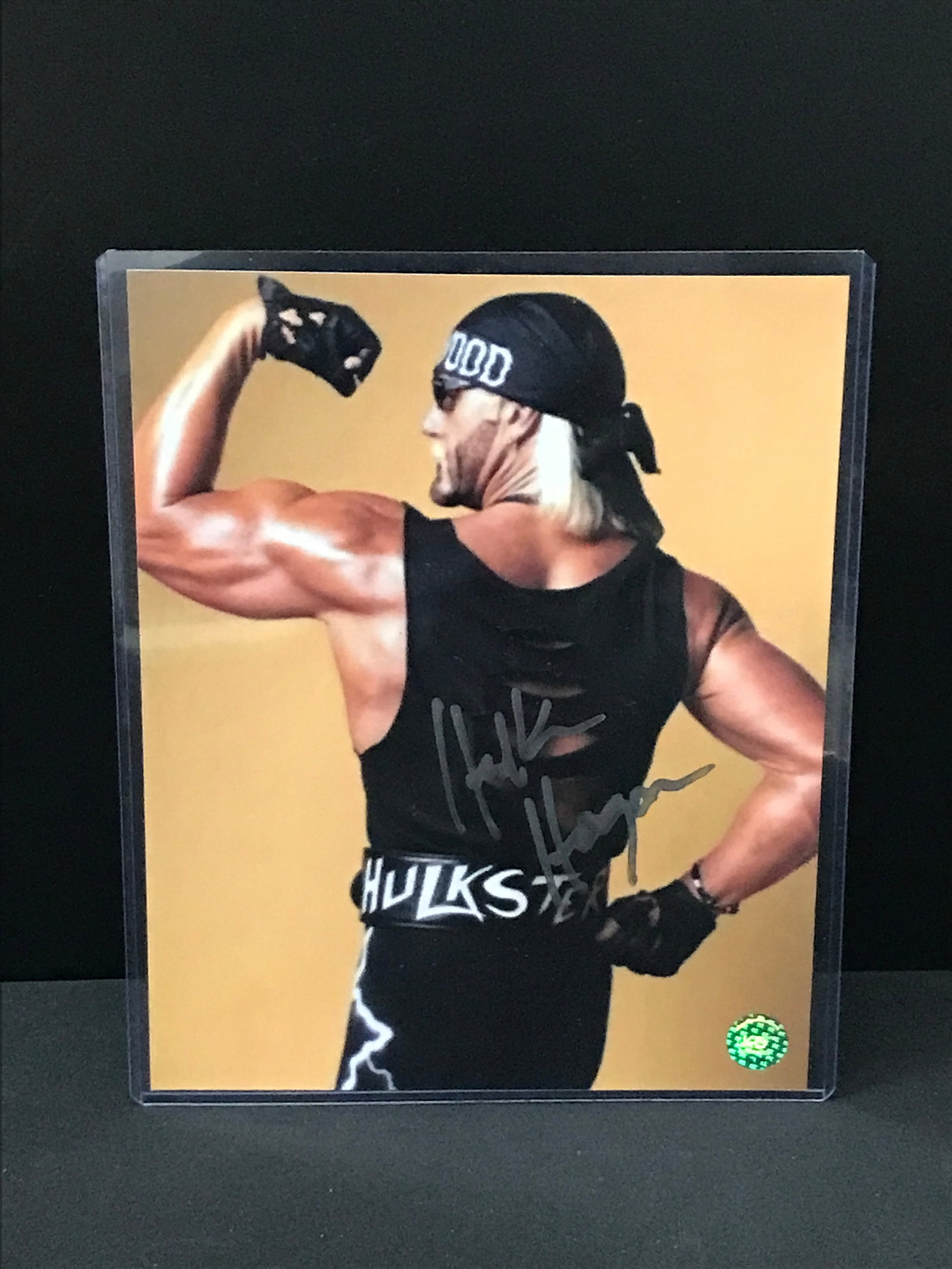 HULK HOGAN SIGNED 8X10 - KB COA (1 of 1)