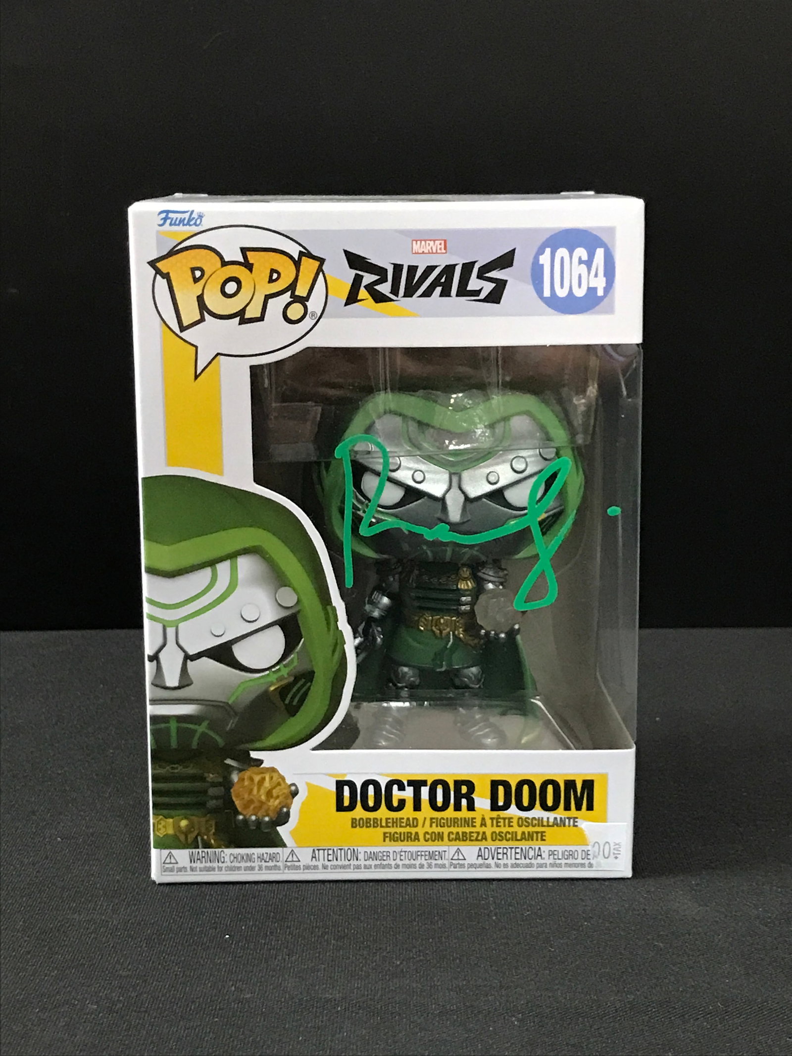 ROBERT DOWNEY JNR SIGNED DOCTOR DOOM FUNKO POP - KB COA (1 of 2)