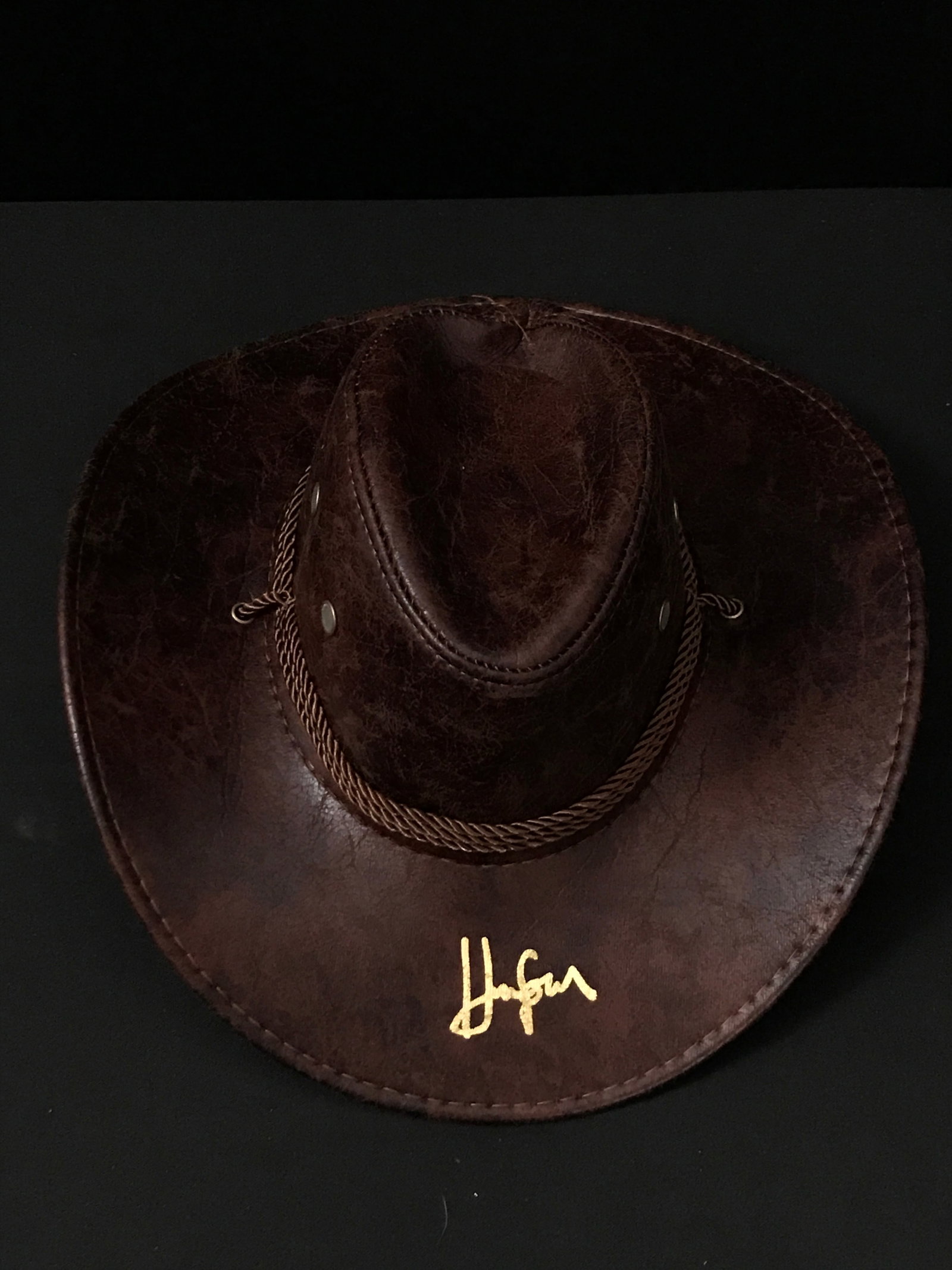 HARRISON FORD SIGNED INDIANA JONES HAT WITH COA (1 of 1)