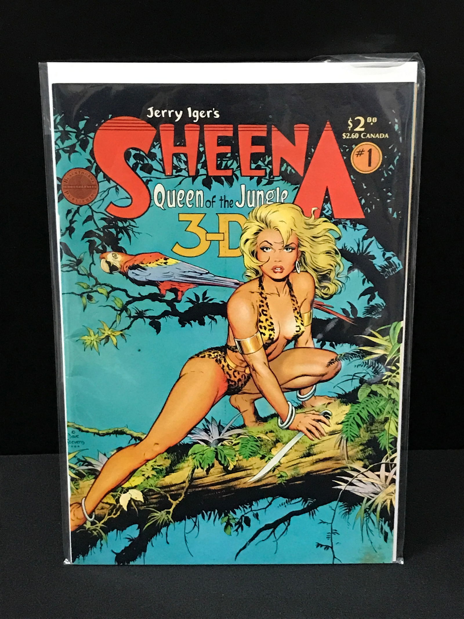 BLACKTHRONE COMICS NO.1 SHEENA QUEEN OF THE JUNGLE 3-D (1 of 1)