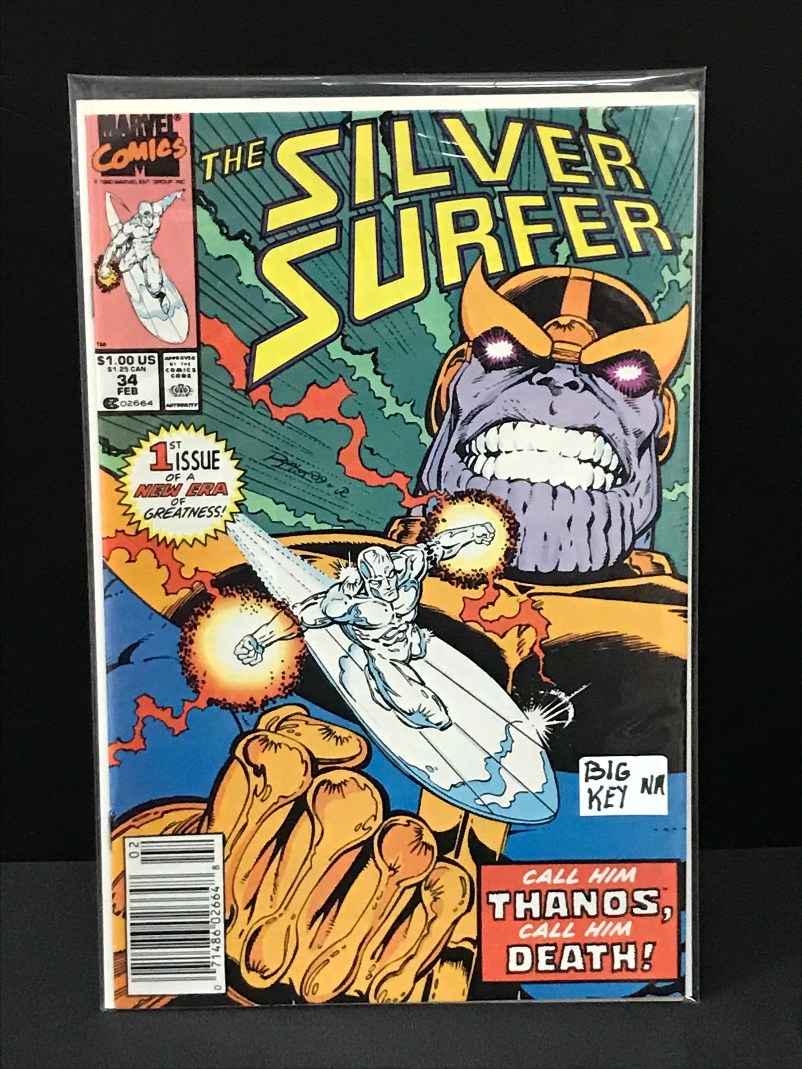 MARVEL COMICS NO.34 THE SILVER SURFER (1 of 1)