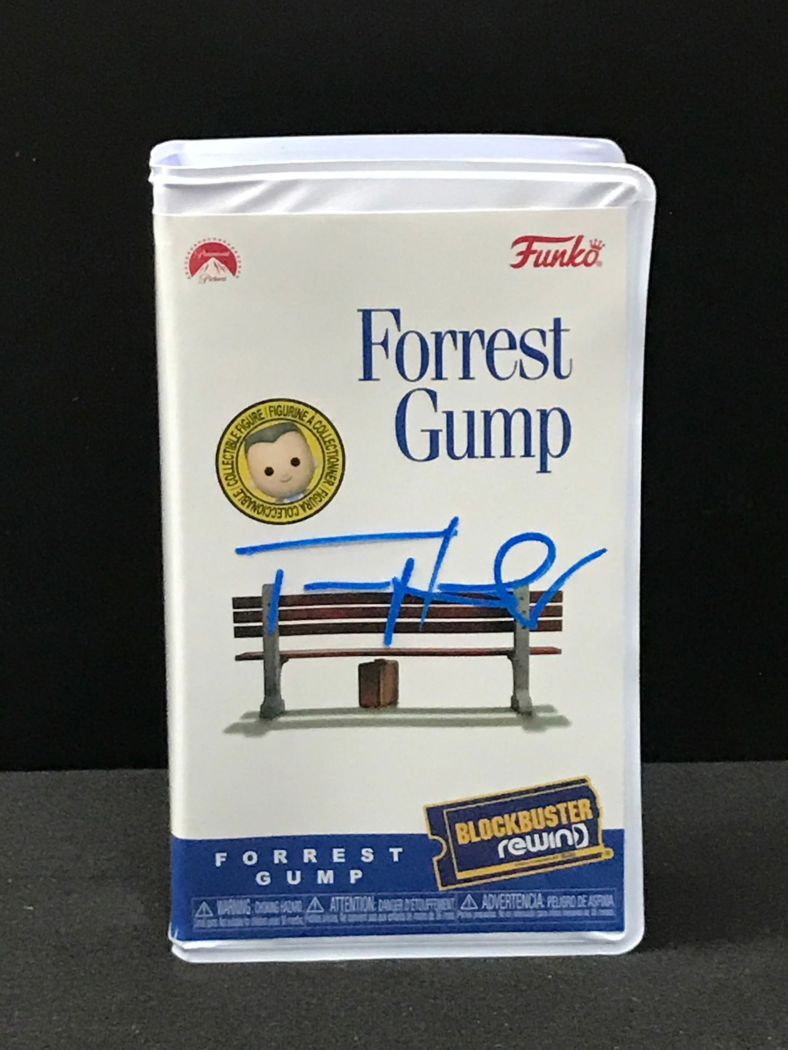 TOM HANKS SIGNED FORREST GUMP BLOCKBUSTER REWIND FUNKO KB AUTHENTICS COA (1 of 2)