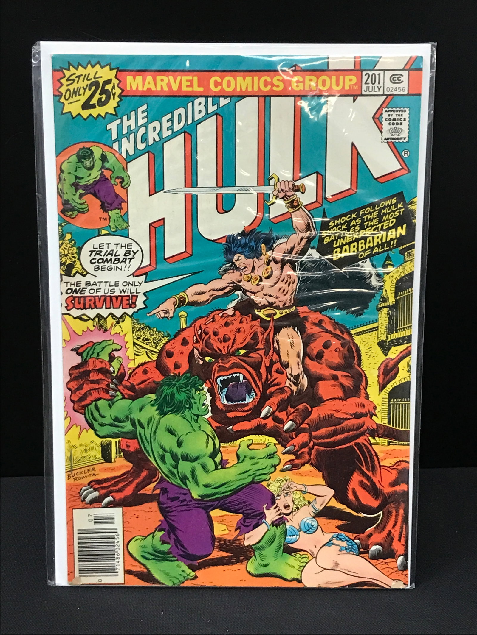 MARVEL COMCIS NO.201 THE INCREDIBLE HULK: Prices are in Canadian dollars