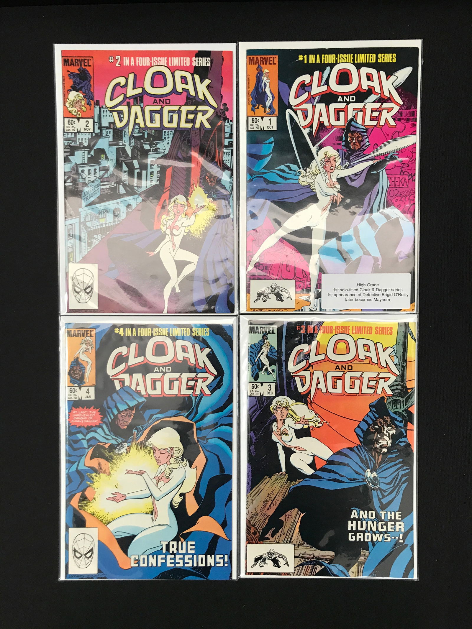 LOT OF 4 CLOAK AND DAGGER COMICS (MARVEL COMICS) (1 of 1)