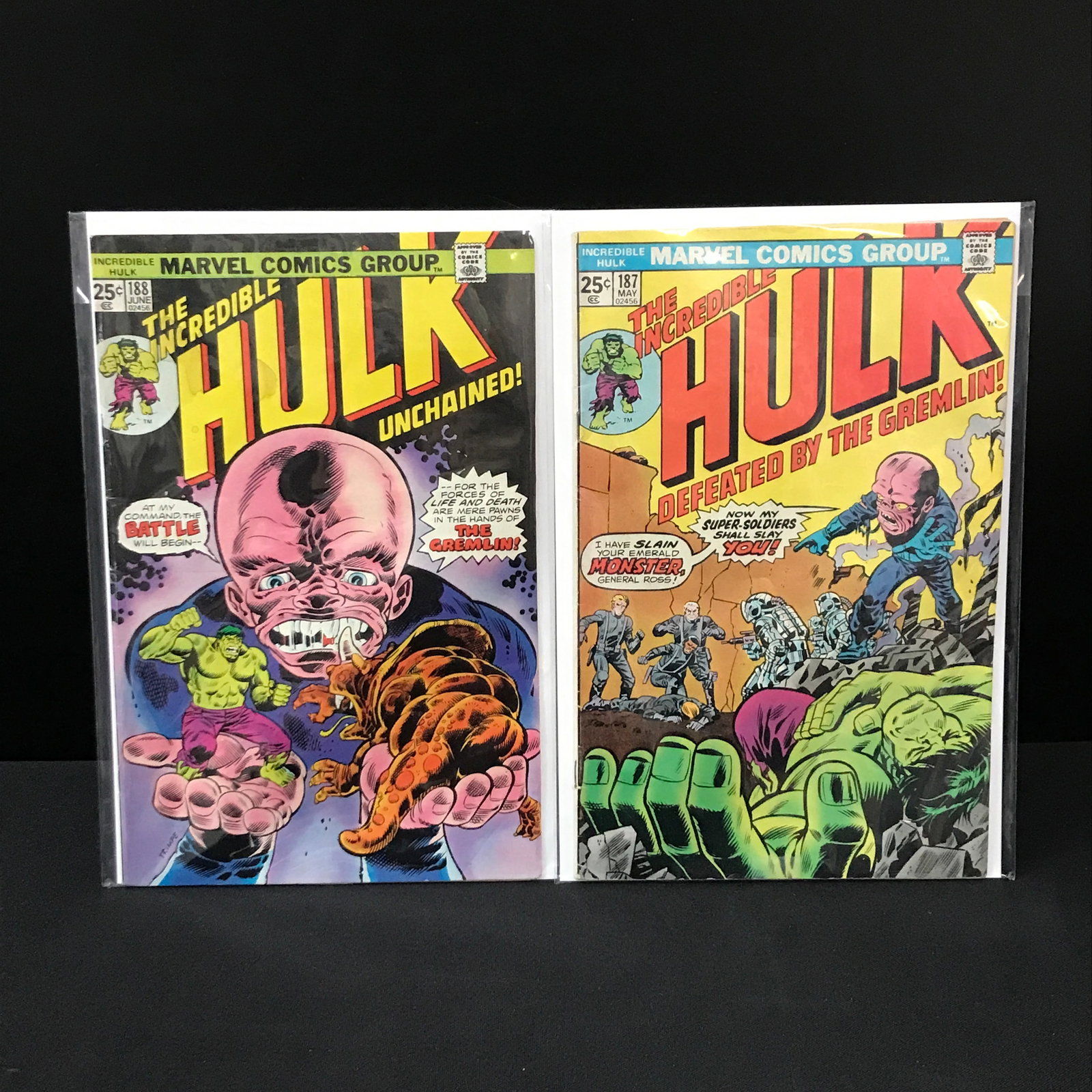 LOT OF 2 THE INCREDIBLE HULK COMICS (MARVEL COMICS) (1 of 1)