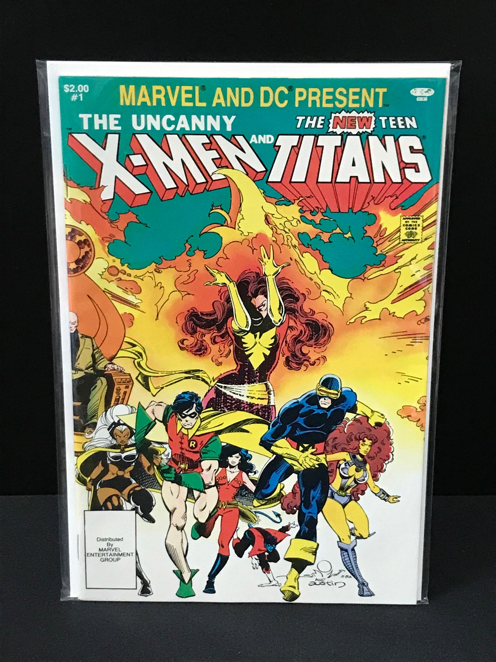 MARVEL/DC COMICS NO.1 THE UNCANNY X-MEN AND THE NEW TEEN TITANS: Prices are in Canadian Dollars