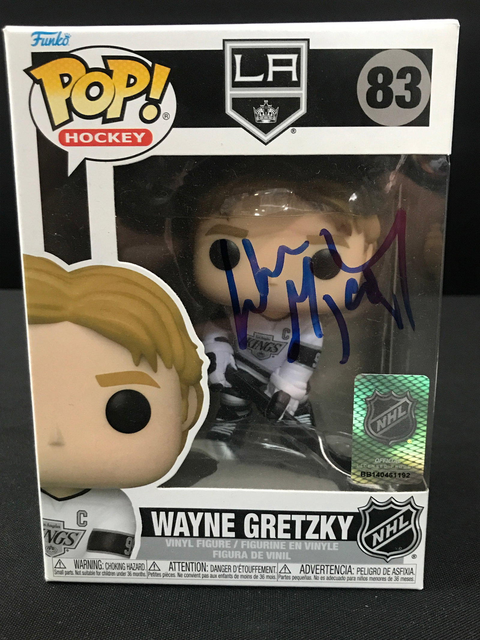 WAYNED GRETZKY SIGNED FUNKO POP - GCG CIA: Prices are in Canadian dollars