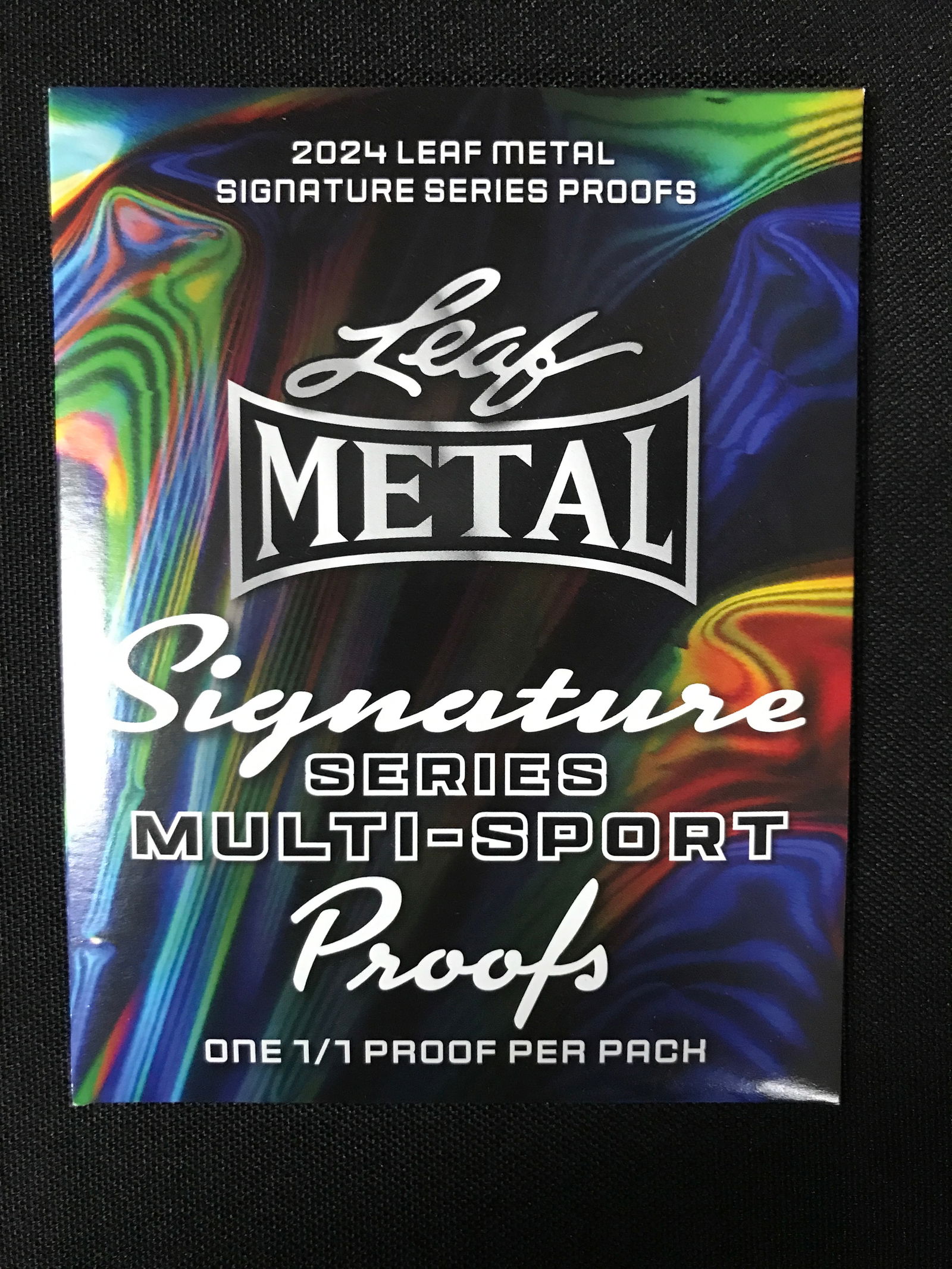 2024 Leaf Metal Signature Series Multisport 1/1 Proofs Mystery pack (1 of 1)