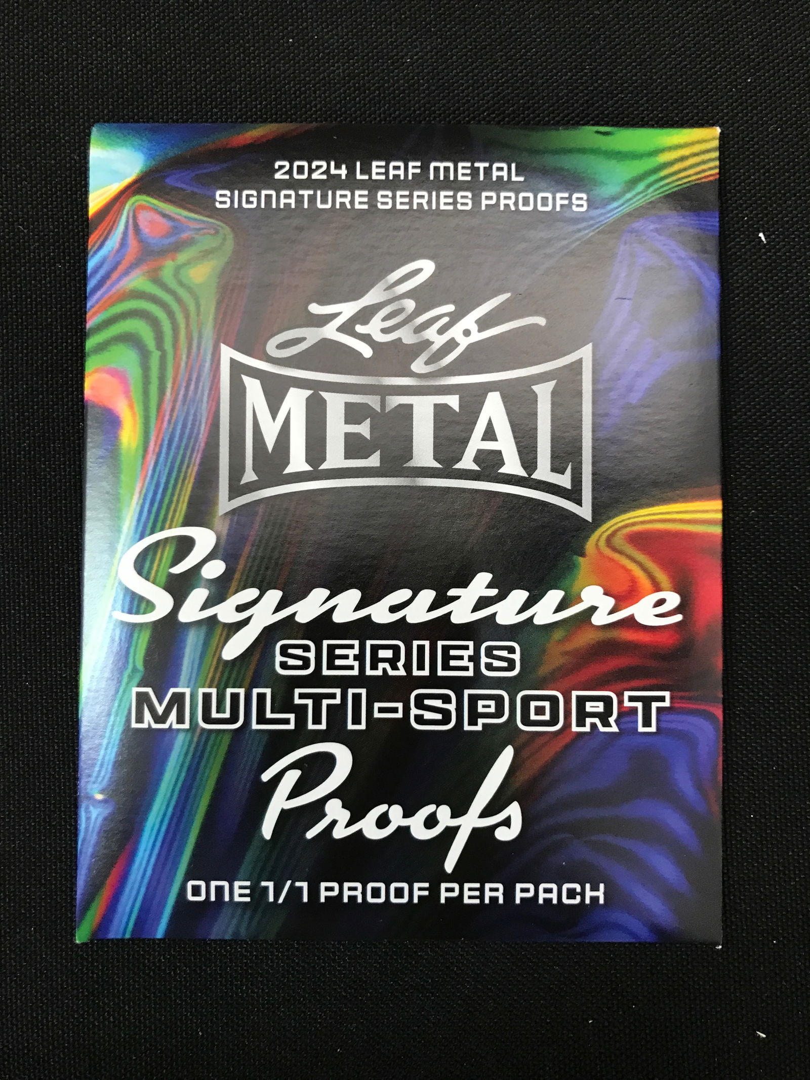 2024 Leaf Metal Signature Series Multisport 1/1 Proofs Mystery pack (1 of 1)