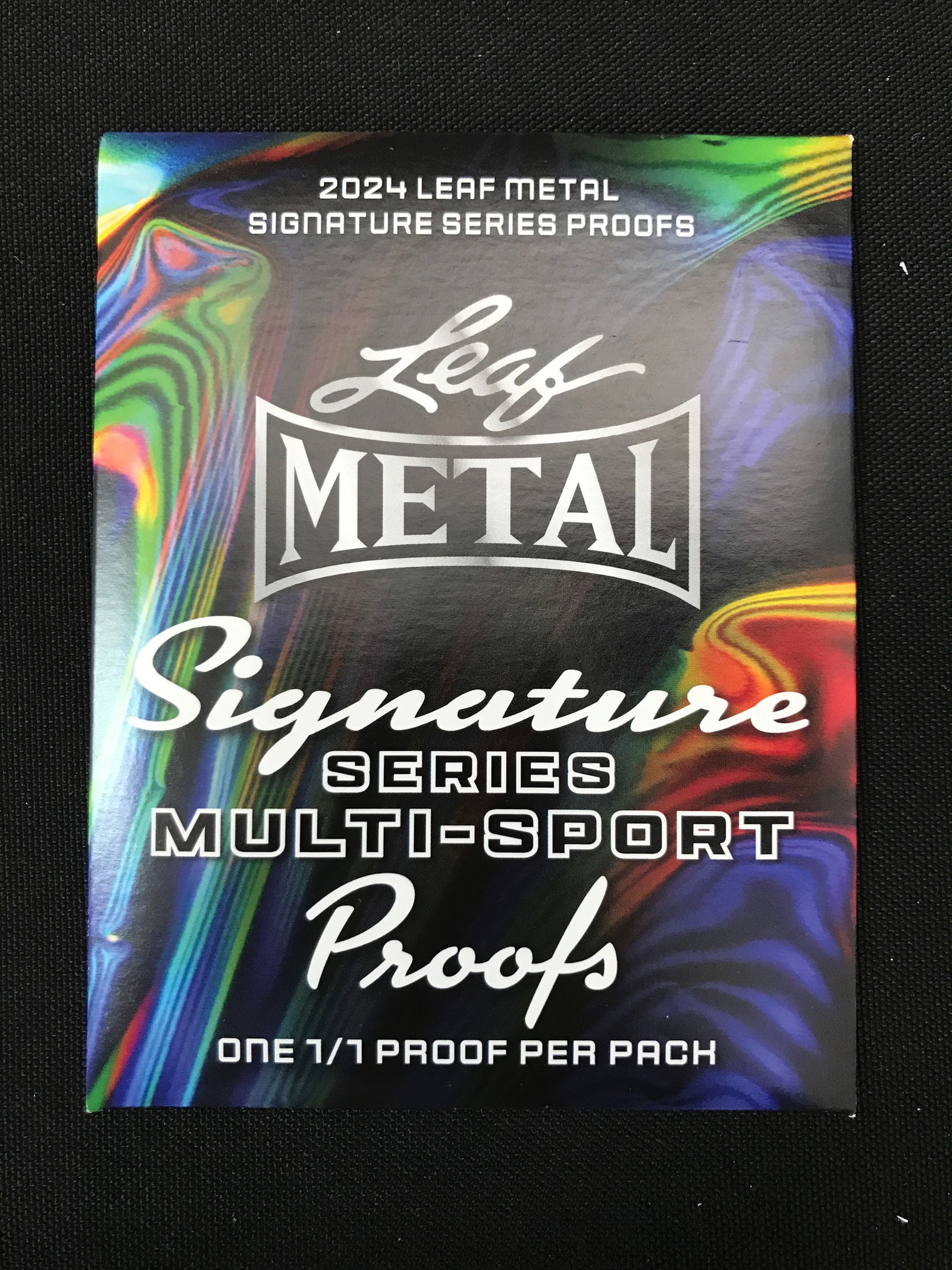 2024 Leaf Metal Signature Series Multisport 1/1 Proofs Mystery pack (1 of 1)