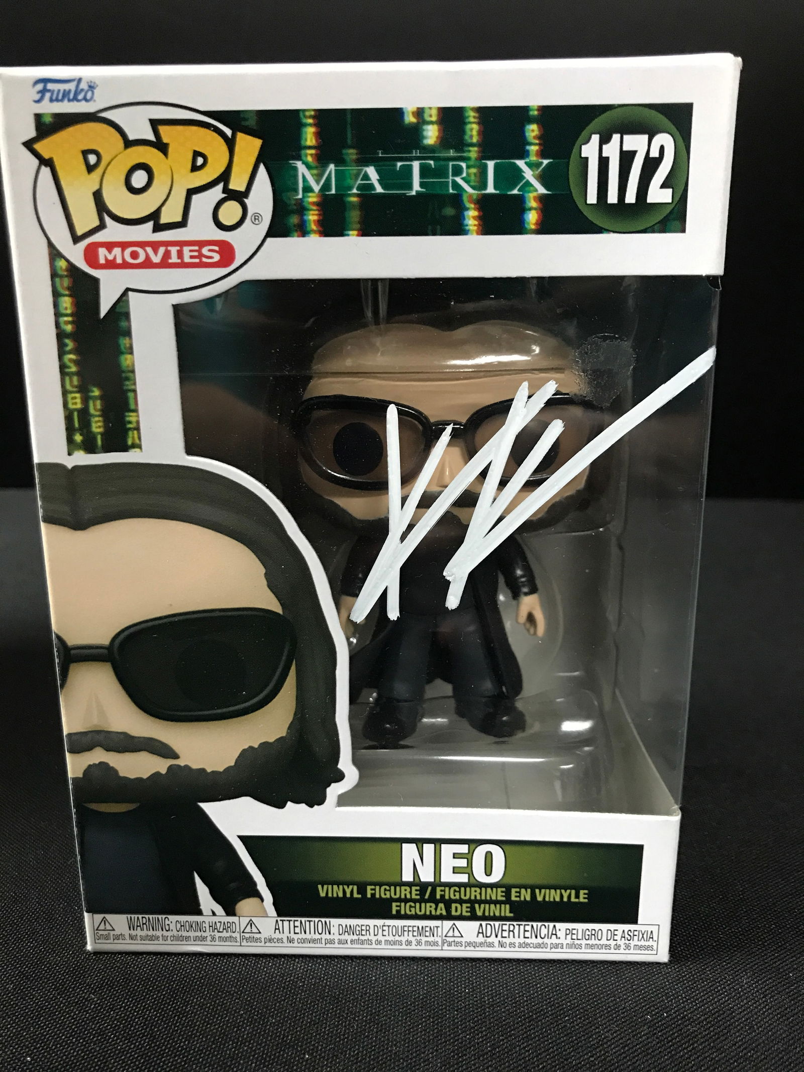 KEANU REEVES SIGNED FUNKO POP! KB AUTHENTICS COA (1 of 2)