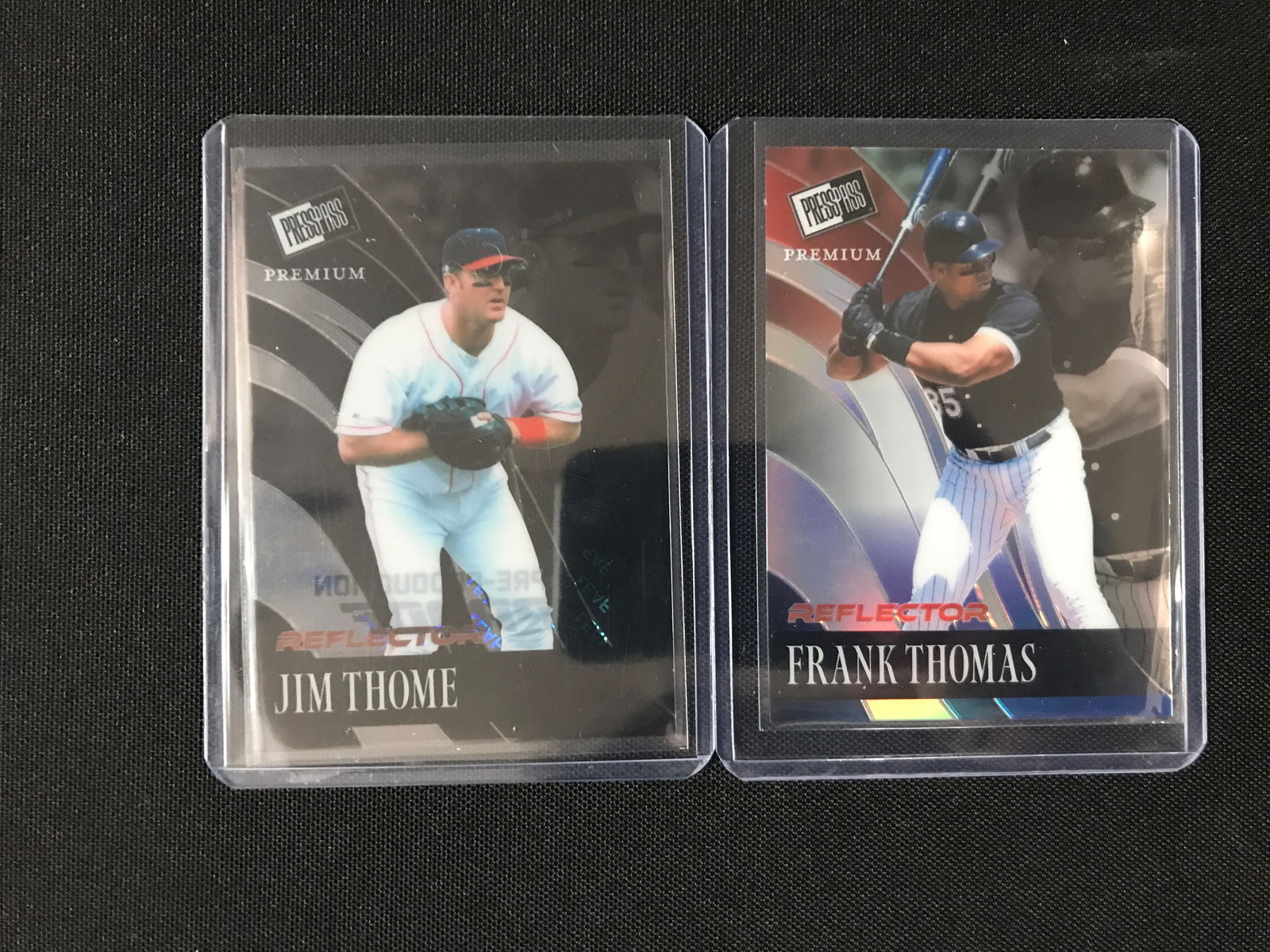 LOT OF 2 1 OF 1 PRESS PASS PREMIUM BASEBALL CARDS (1 of 1)