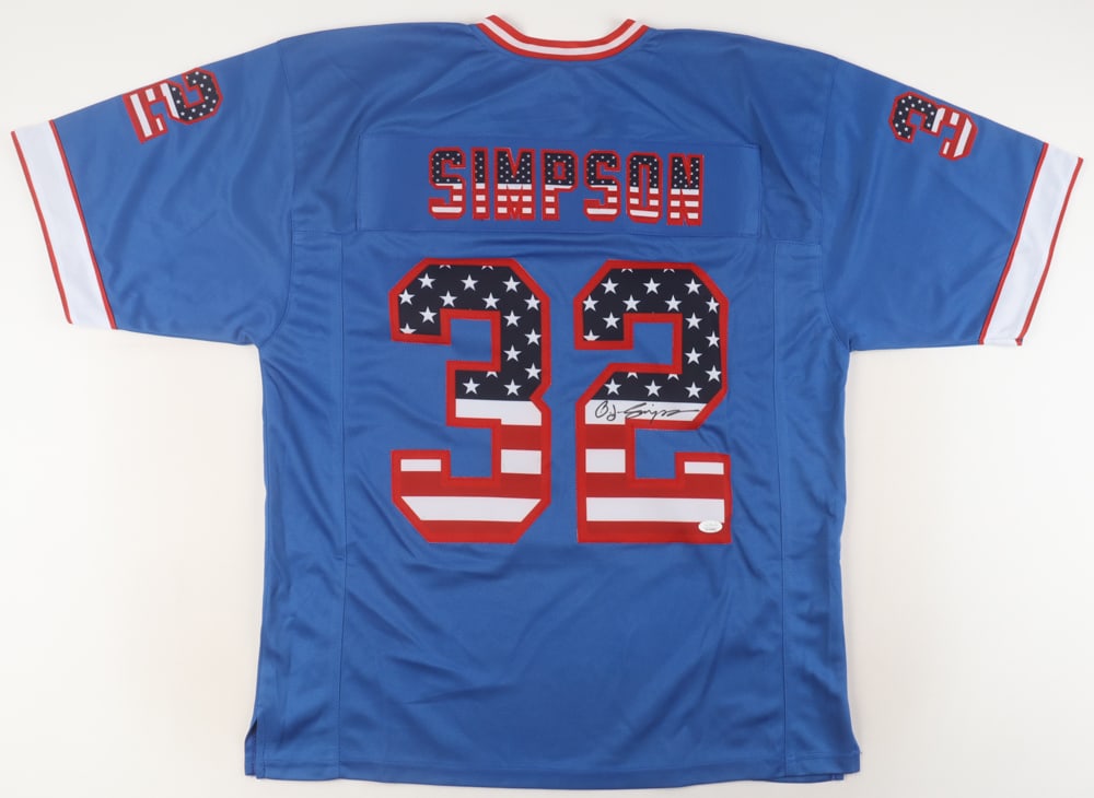 OJ SIMPSON SIGNED JERSEY JSA COA (1 of 3)