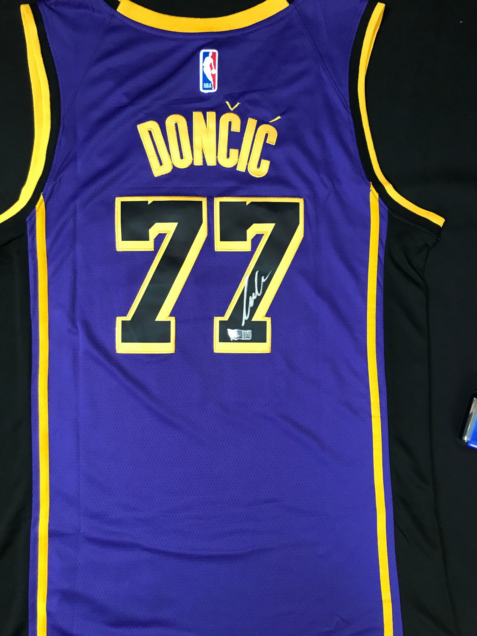LUKA DONCIC SIGNED LOS ANGELES LAKERS JERSEY - ACE COA (1 of 3)