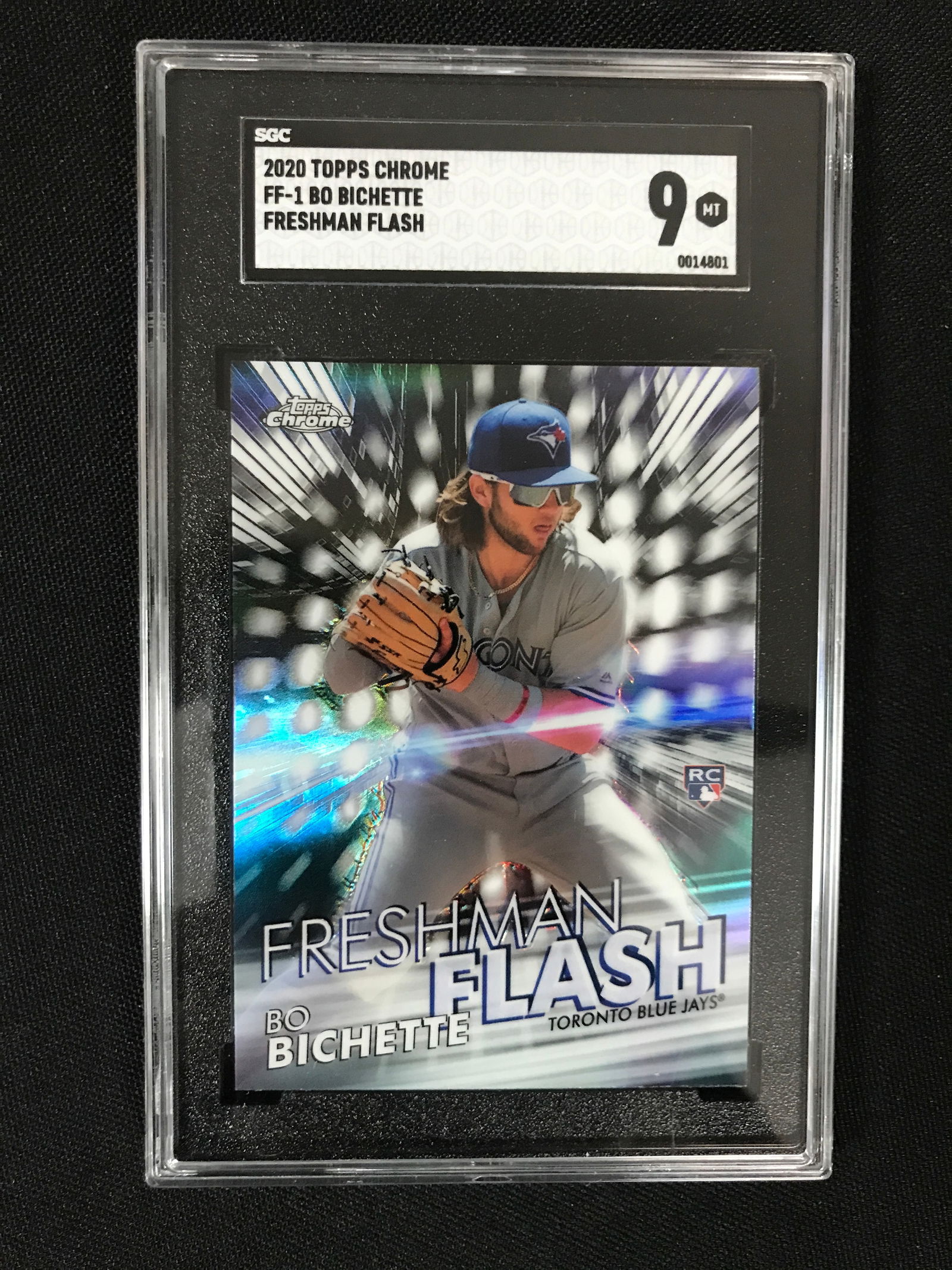 2020 TOPPS CHROME BO BICHETTE FRESHMAN FLASH - SGC GRADE 9 (1 of 2)