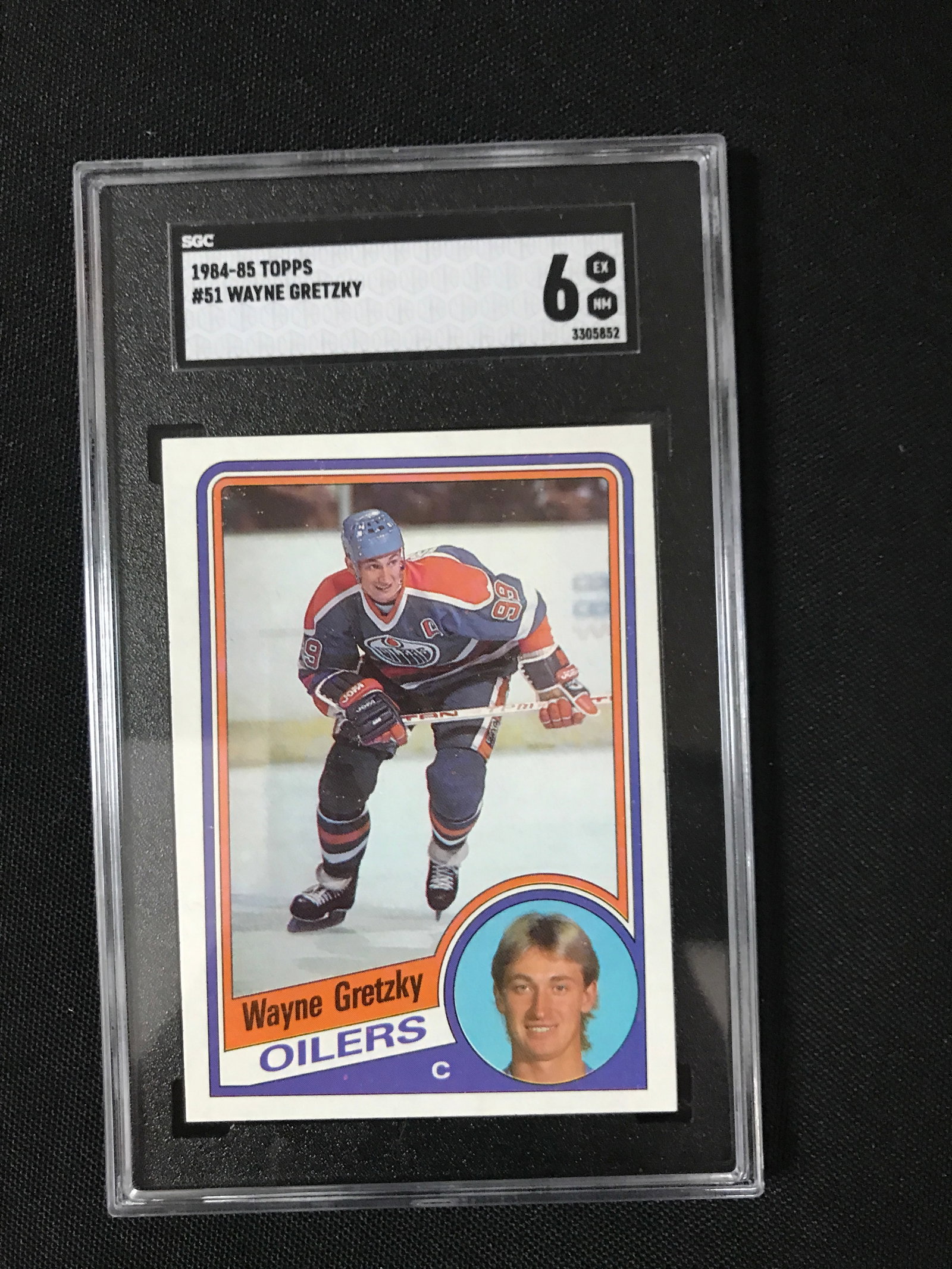 1984-85 TOPPS WAYNE GRETZKY TRADING CARD - SGC GRADE 6: Prices are in Canadian dollars