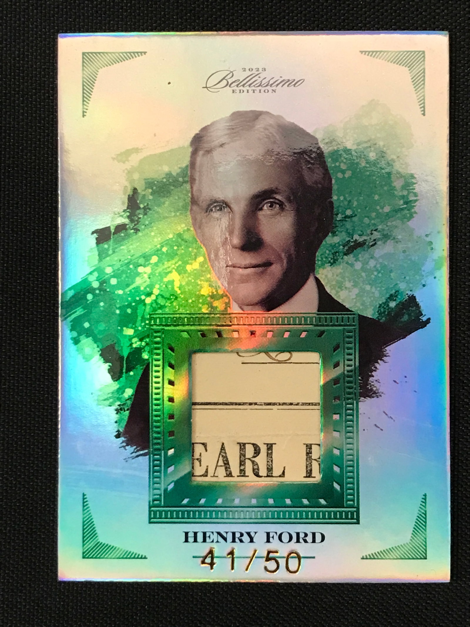 2023 BELLISIMO EDITION NO.88 HENRY FORD AUTHENTICS RELIC 41/50: Prices are in Canadian dollars