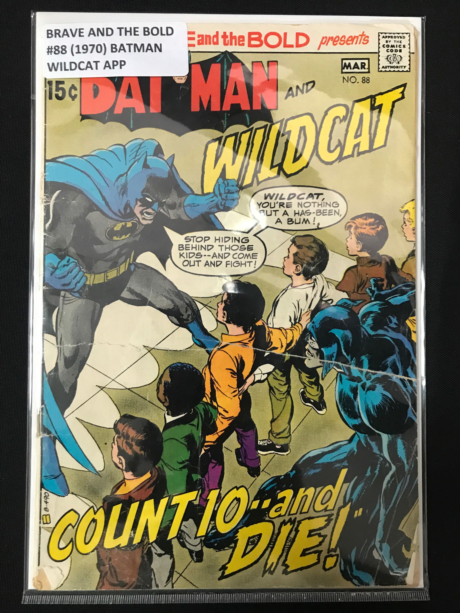 DC COMICS NO.88 BATMAN AND WILDCAT (1 of 1)