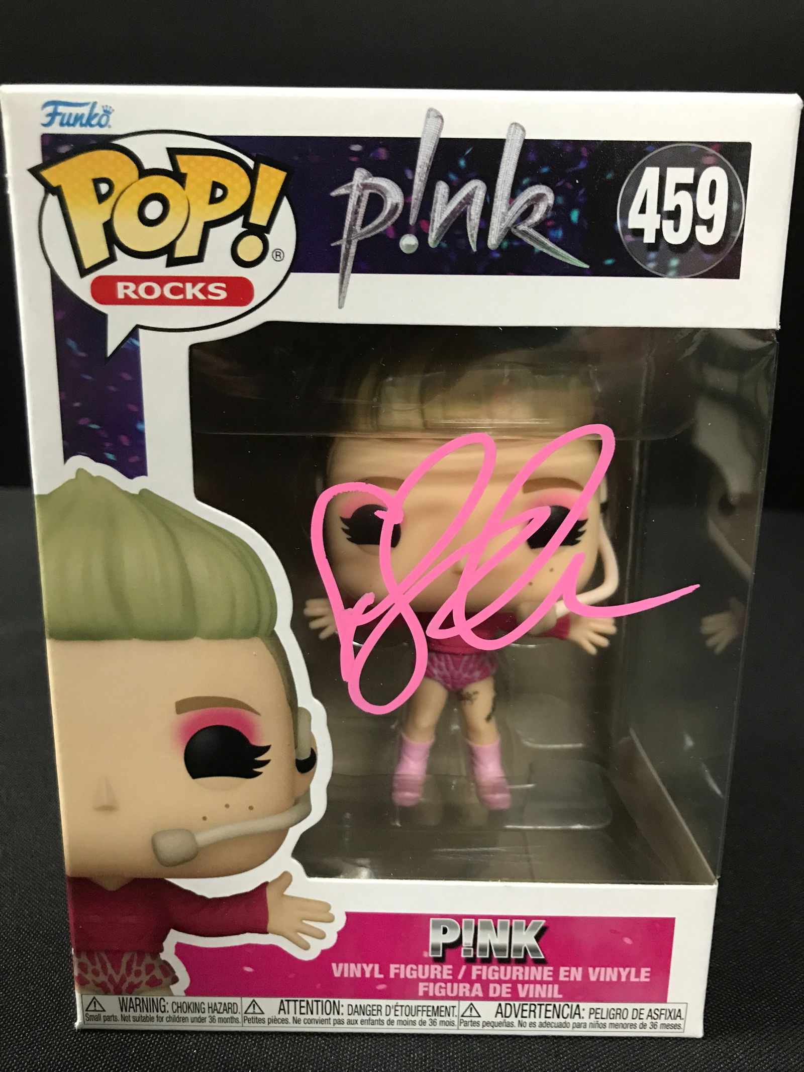 PINK SIGNED FUNKO POP! ACE COA (1 of 2)