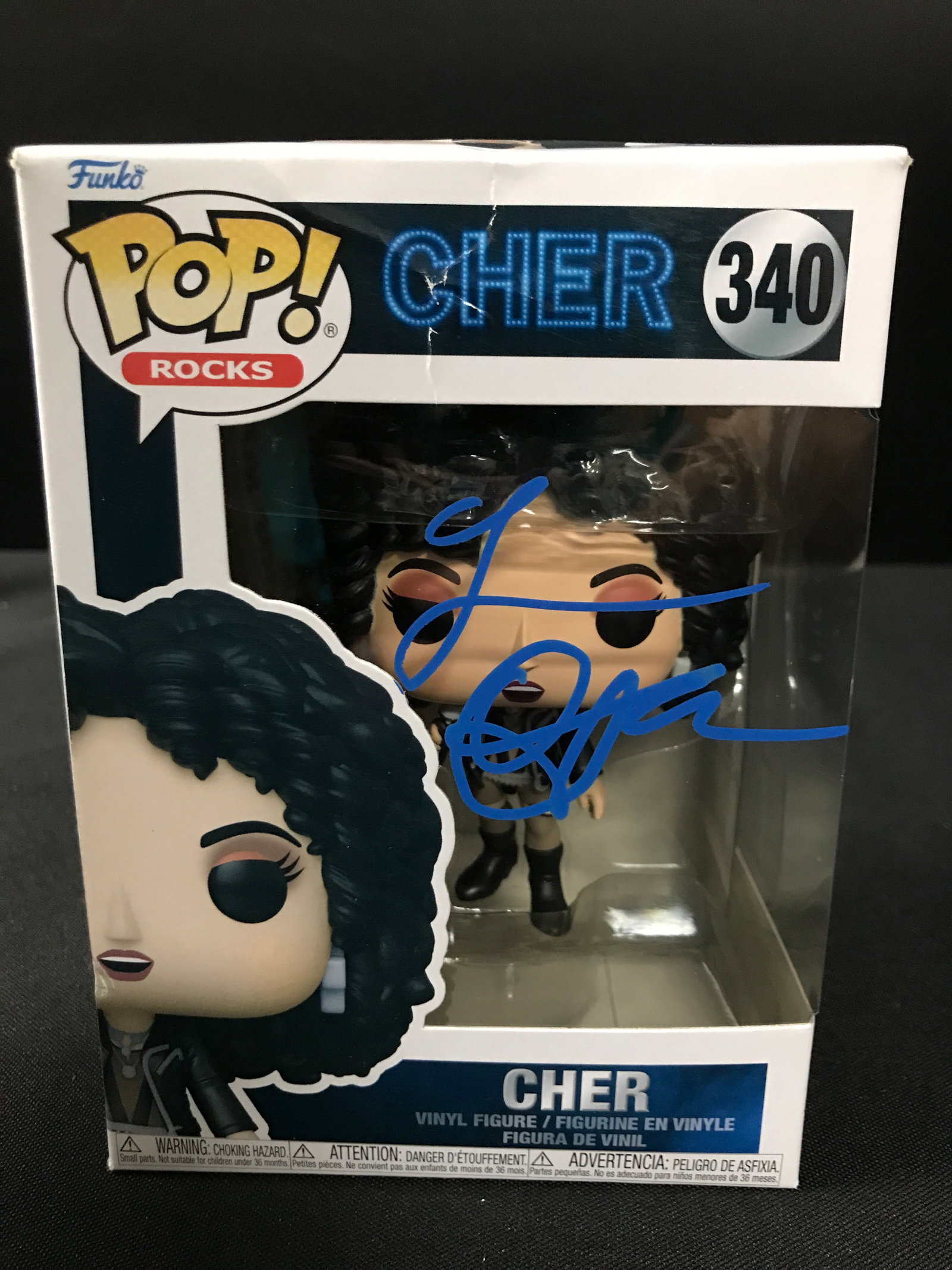 CHER SIGNED FUNKO POP - ACE COA: Prices are in Canadian dollars