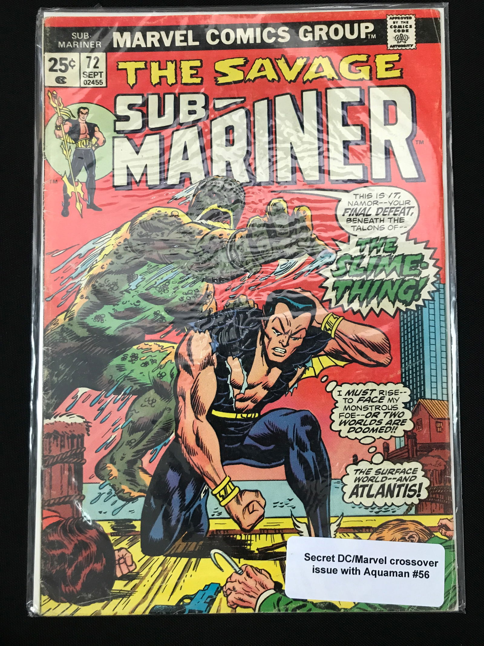 MARVEL COMICS NO.72 THE SAVAGE SUB-MARINER (1 of 1)