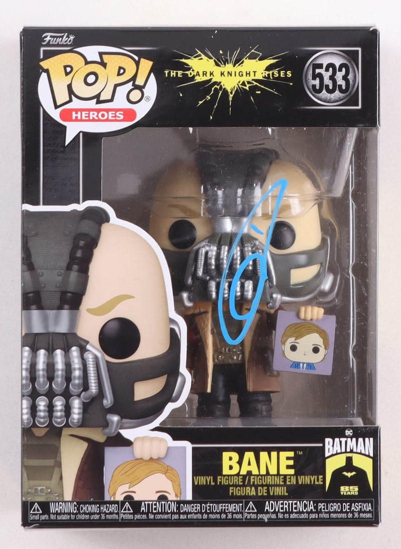 TOM HARDY SIGNED BANE FUNKO POP - BECKETT COA (1 of 2)