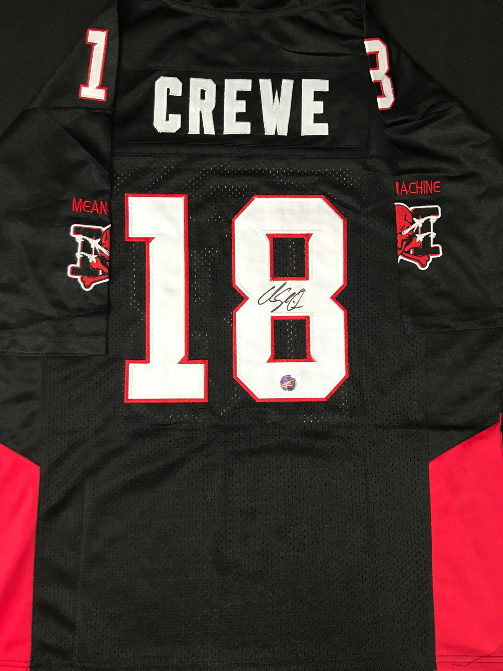 ADAM SANDLER SIGNED MEAN MACHINE JERSEY - KB COA (1 of 3)