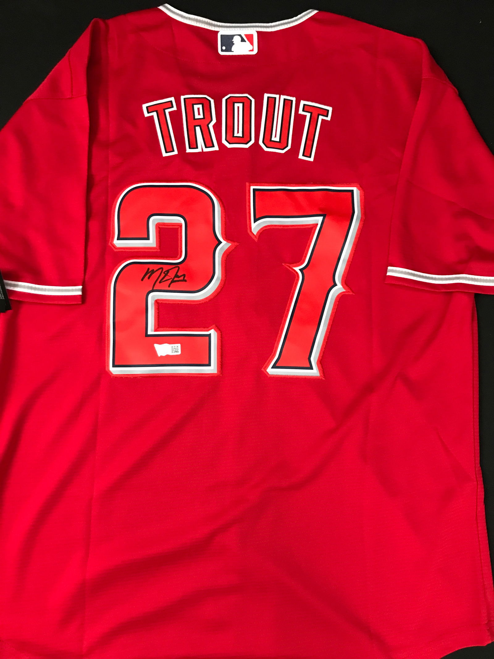 MIKE TROUT SIGNED LOS ANGELES ANGELS BASEBALL JERSEY - ACE COA (1 of 3)