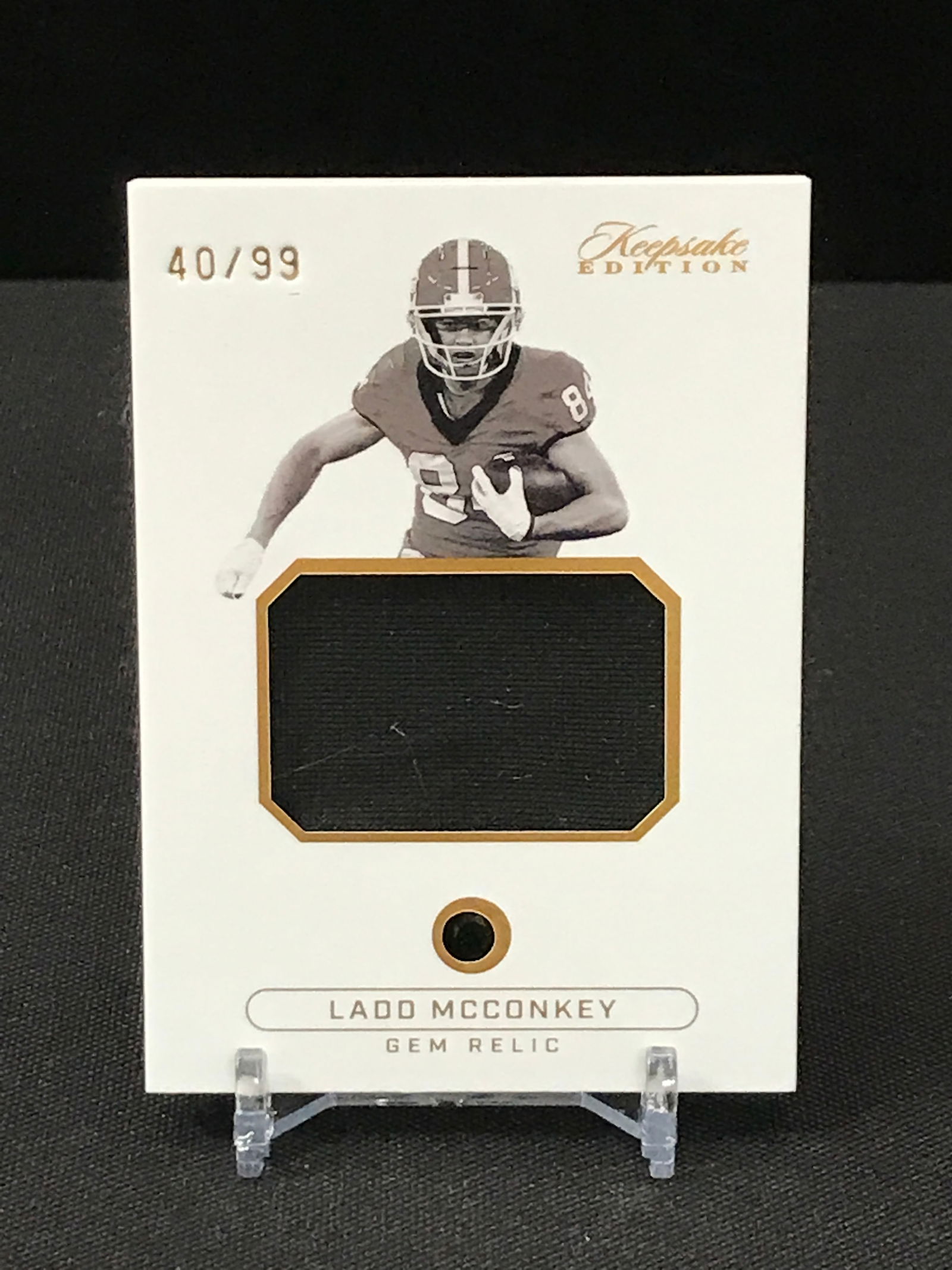 LADD MCCONKEY GEM PATCH RELIC TRADING CARD 40/99 (1 of 2)