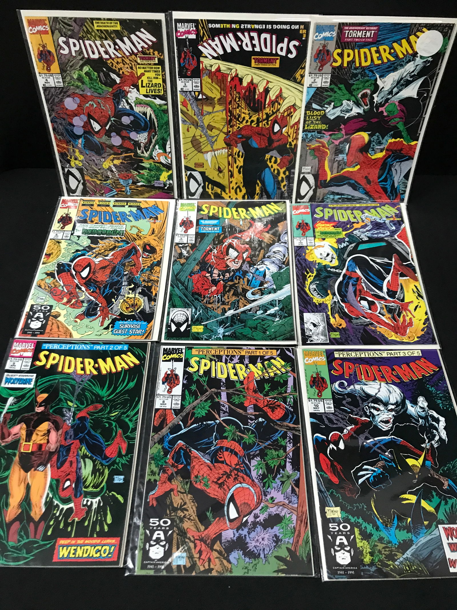 LOT OF 9 X-MEN COMICS (MARVEL COMICS) (1 of 1)