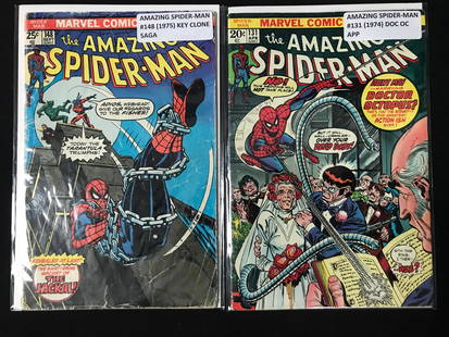 LOT OF 2 SPIDERMAN COMICS (MARVEL COMICS): Prices are in Canadian dollars
