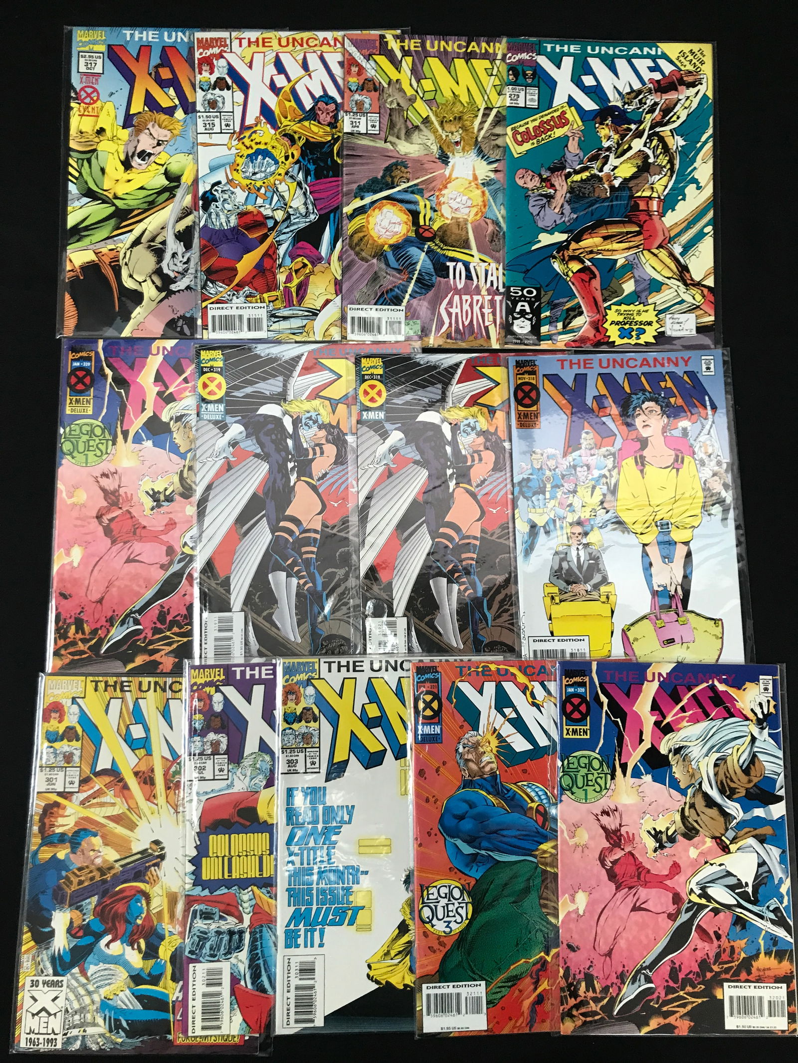 LOT OF 13 X-MEN COMICS (MARVEL COMICS) (1 of 1)