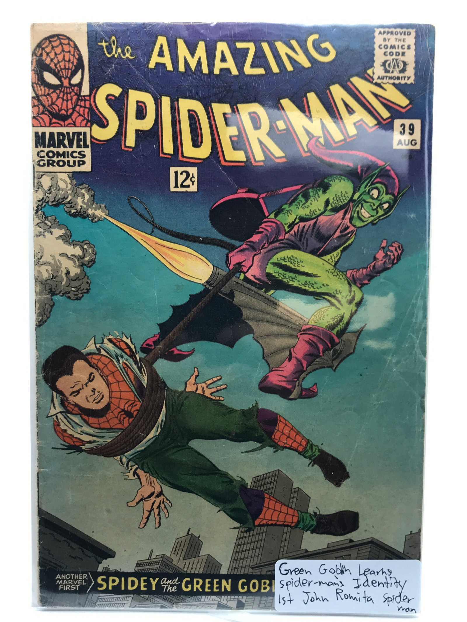 MARVEL COMICS THE AMAZING SPIDER-MAN NO.39: Prices are in Canadian dollars