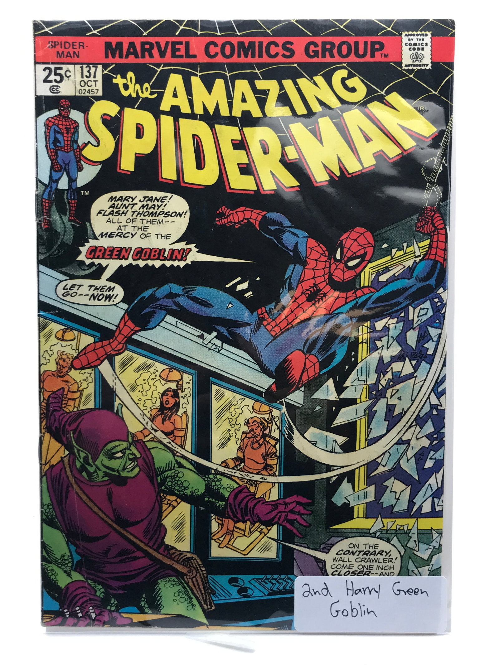 MARVEL COMICS THE AMAZING SPIDER-MAN NO.137: Prices are in Canadian dollars