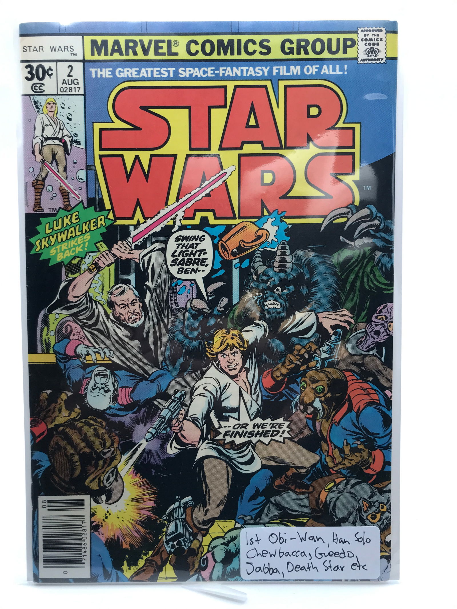 MARVEL COMICS STAR WARS NO.2 (1 of 1)
