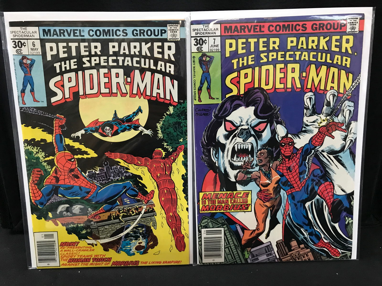 MARVEL COMICS PETER PARKER AND THE SPECTACULAR SPIDER-MAN NO.6 AND 7 (1 of 1)