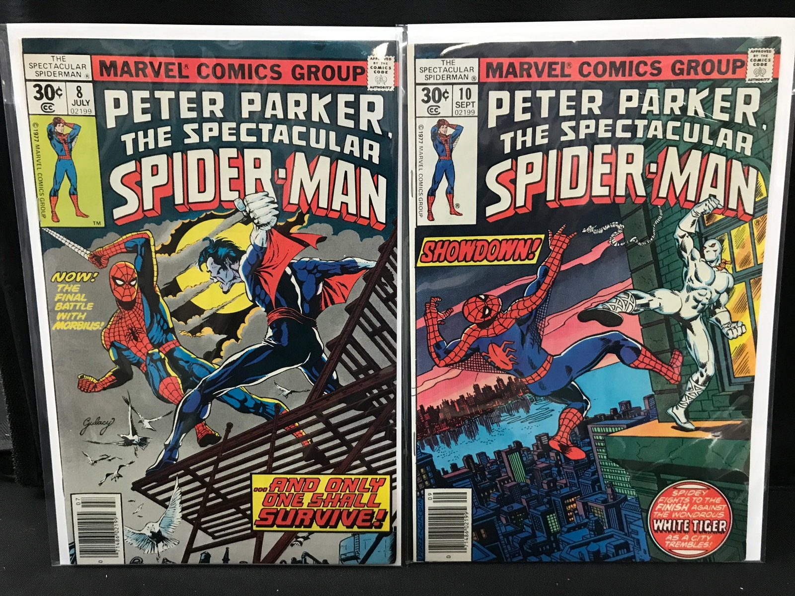MARVEL COMICS PETER PARKER AND THE SPECTACULAR SPIDER-MAN NO.8 AND 10: Prices are in Canadian Dollars