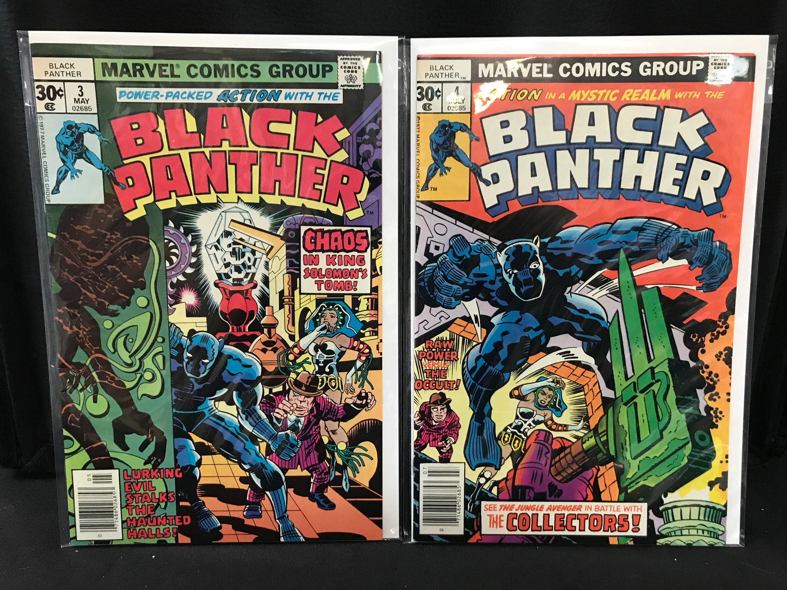 LOT OF 2 BLACK PANTHER COMICS (MARVEL COMICS) (1 of 1)