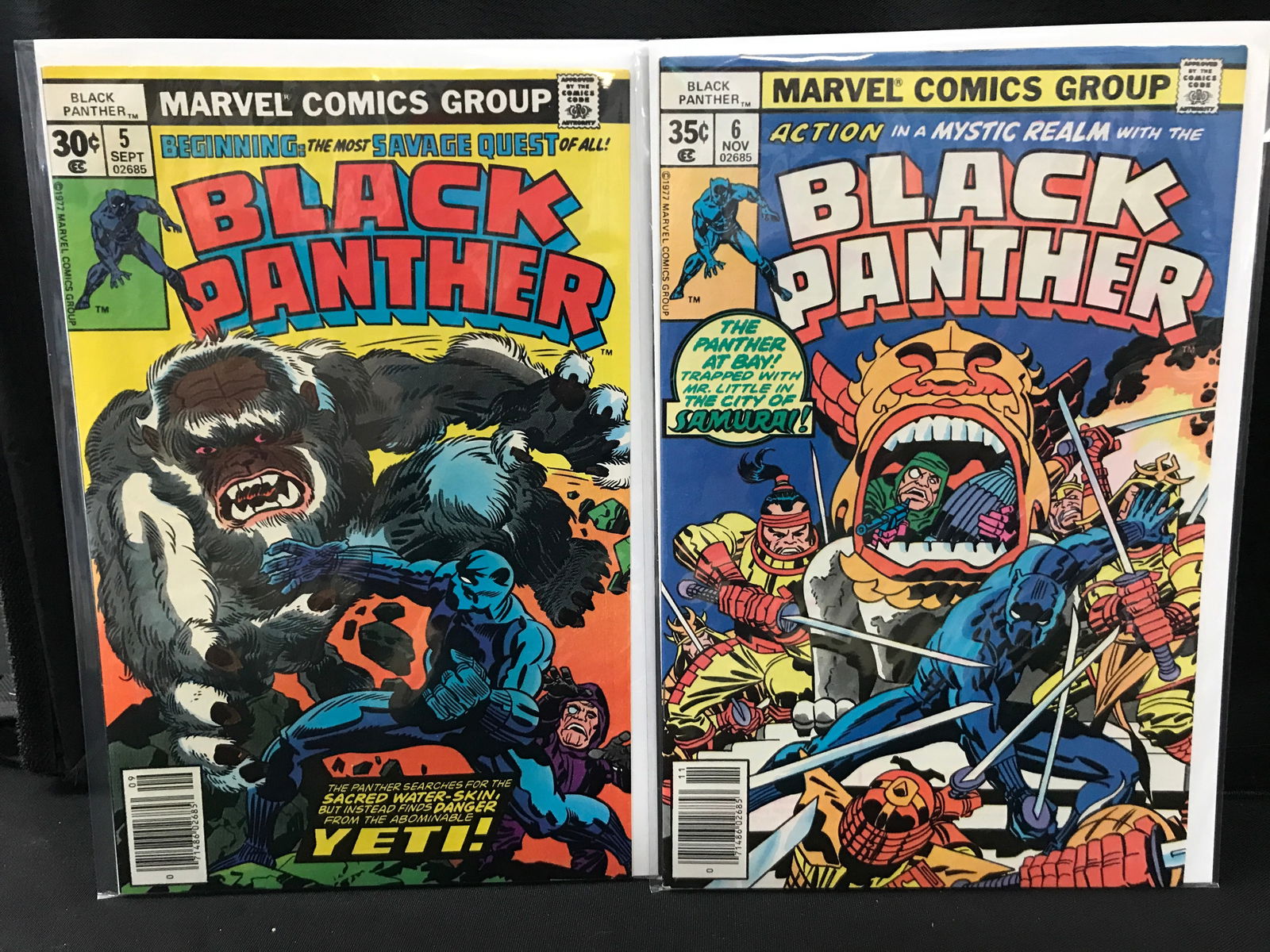LOT OF 2 BLACK PANTHER COMICS (MARVEL COMICS) (1 of 1)