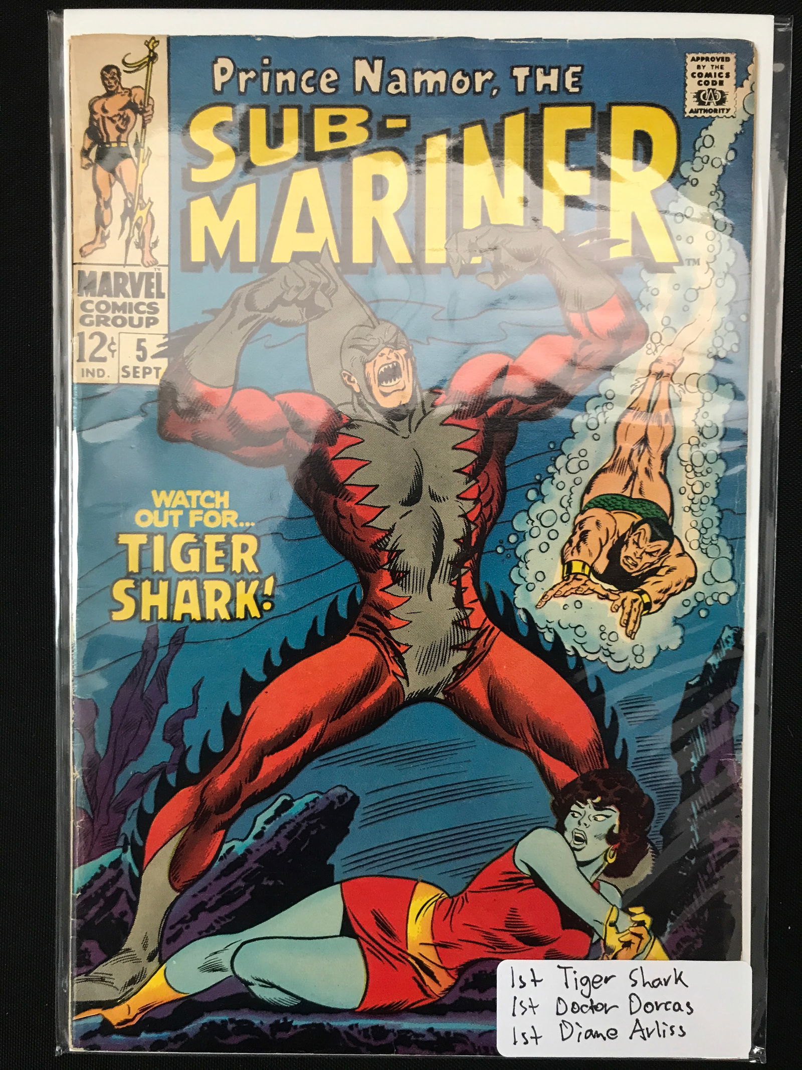 MARVEL COMICS NO.5 SUB-MARINER (1 of 1)