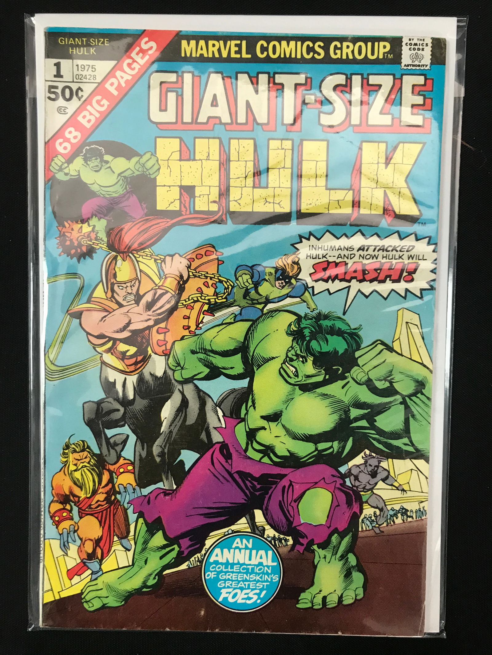 MARVEL COMICS NO.1 GIANT-SIZE HULK (1 of 1)