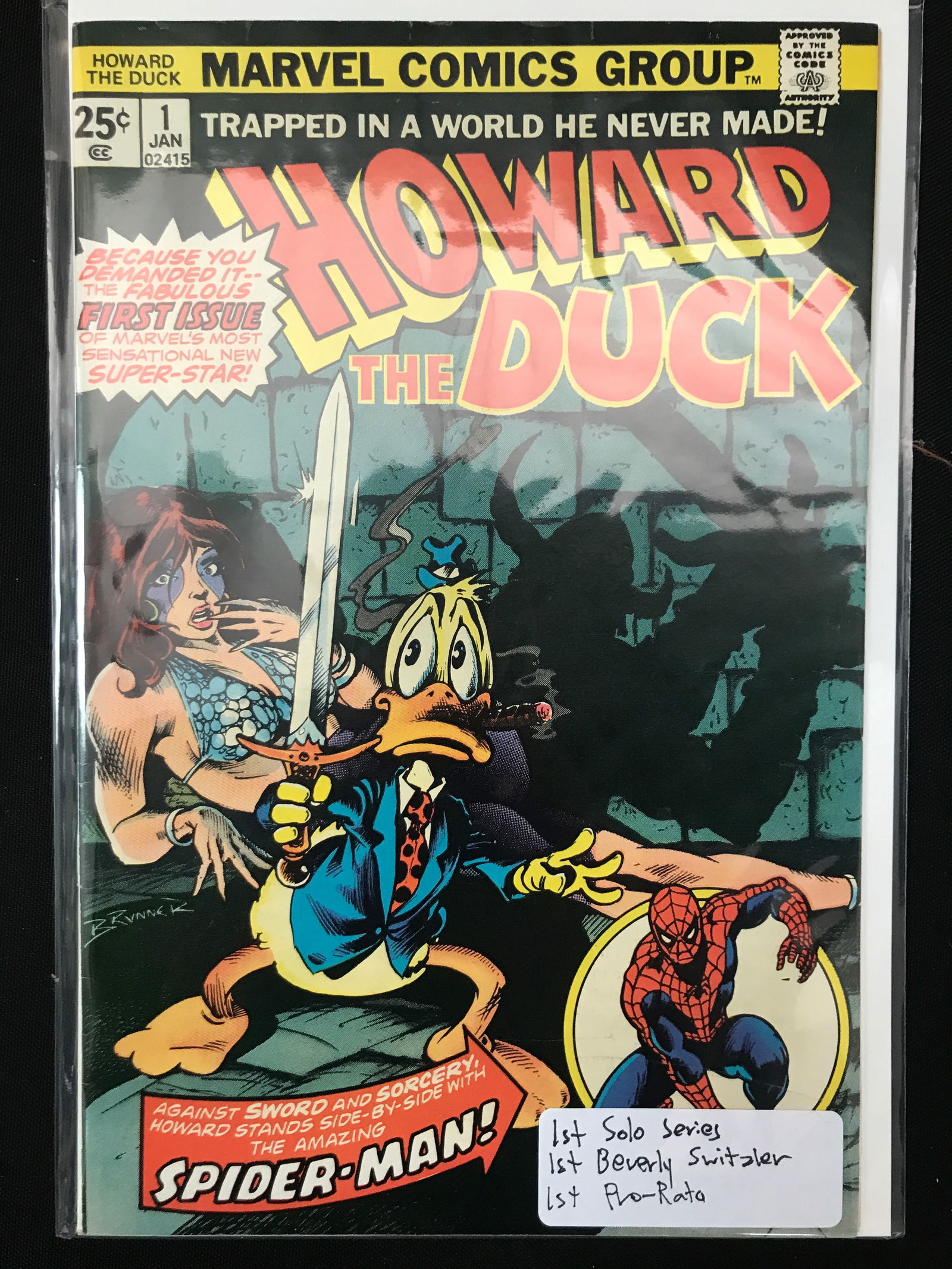 MARVEL COMICS NO.1 HOWARD THE DUCK (1 of 1)
