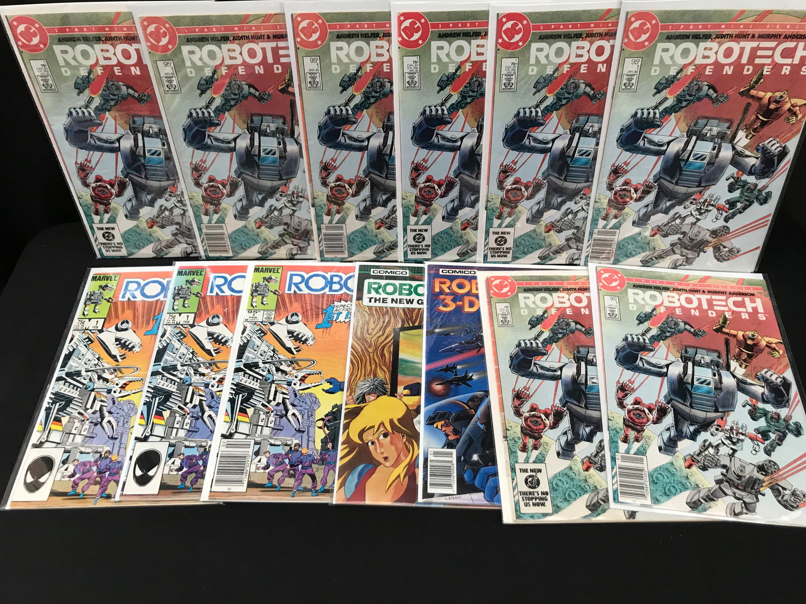 LOT OF 13 ROBOTECH DEFENDERS COMICS (DC COMICS) (1 of 1)