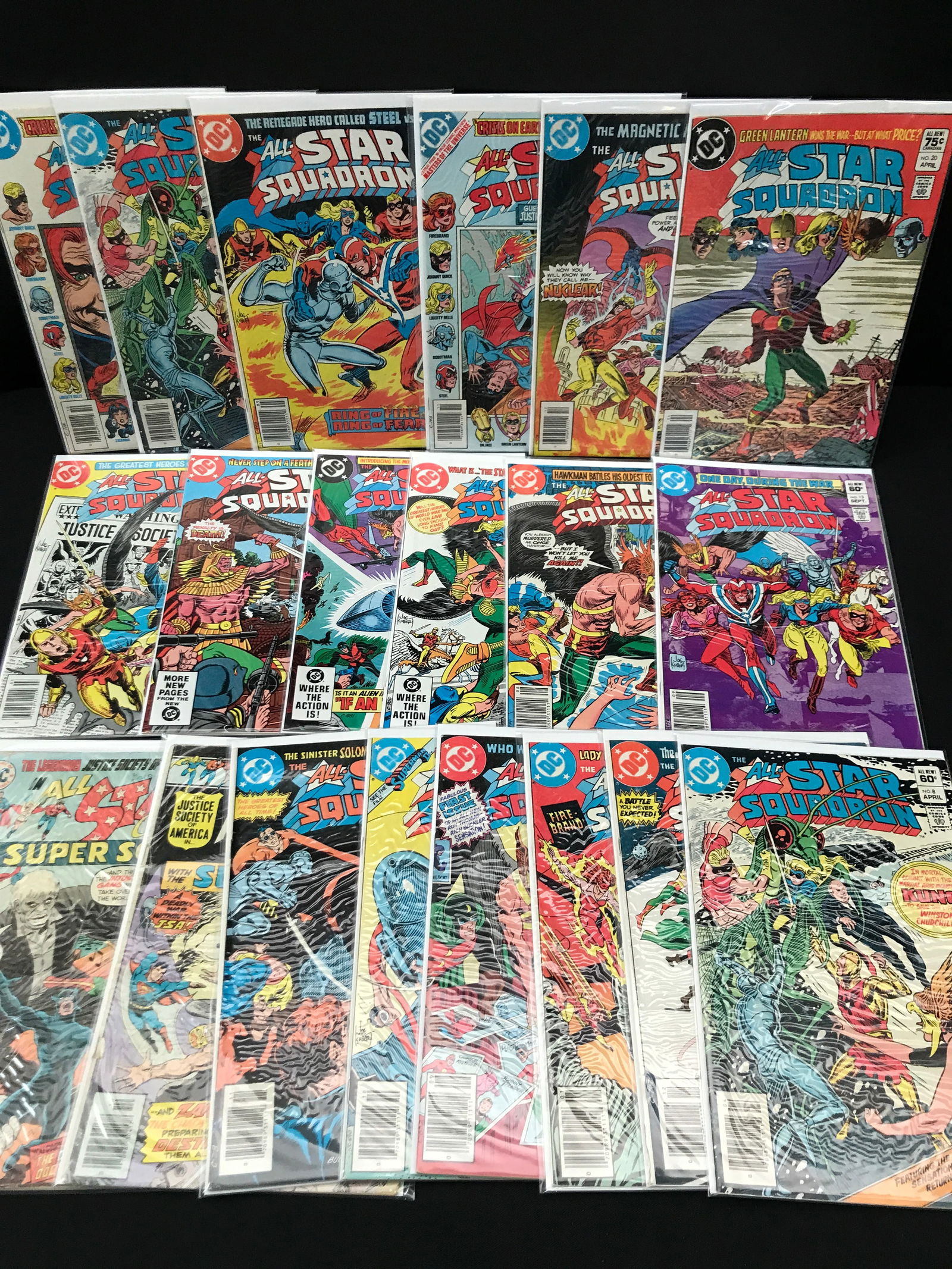 LOT OF 20 ALL STAR SQUADRON COMICS (MARVEL COMICS) (1 of 1)