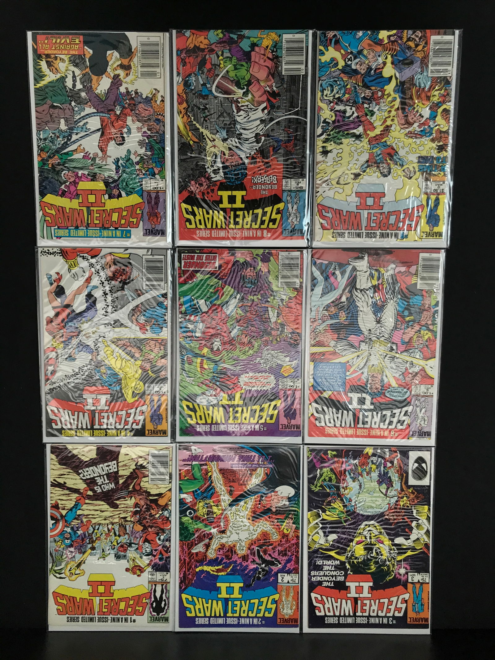 LOT OF 9 SECRET WARS II COMICS (MARVEL COMICS) (1 of 1)