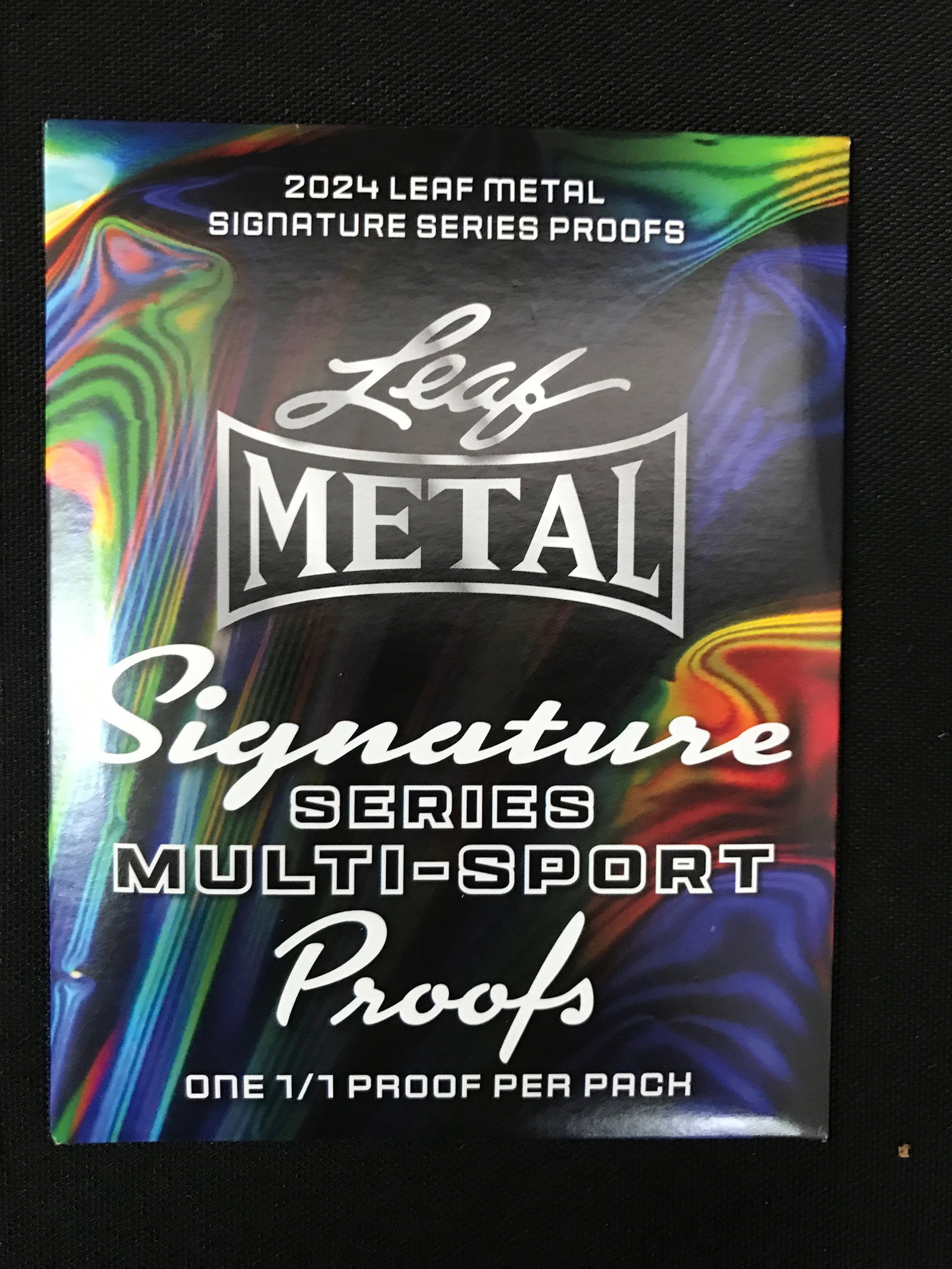 2024 LEAF METAL SIGNATURE SERIES SEALED PACK - CONTAINS 1/1: Prices are in Canadian dollars
