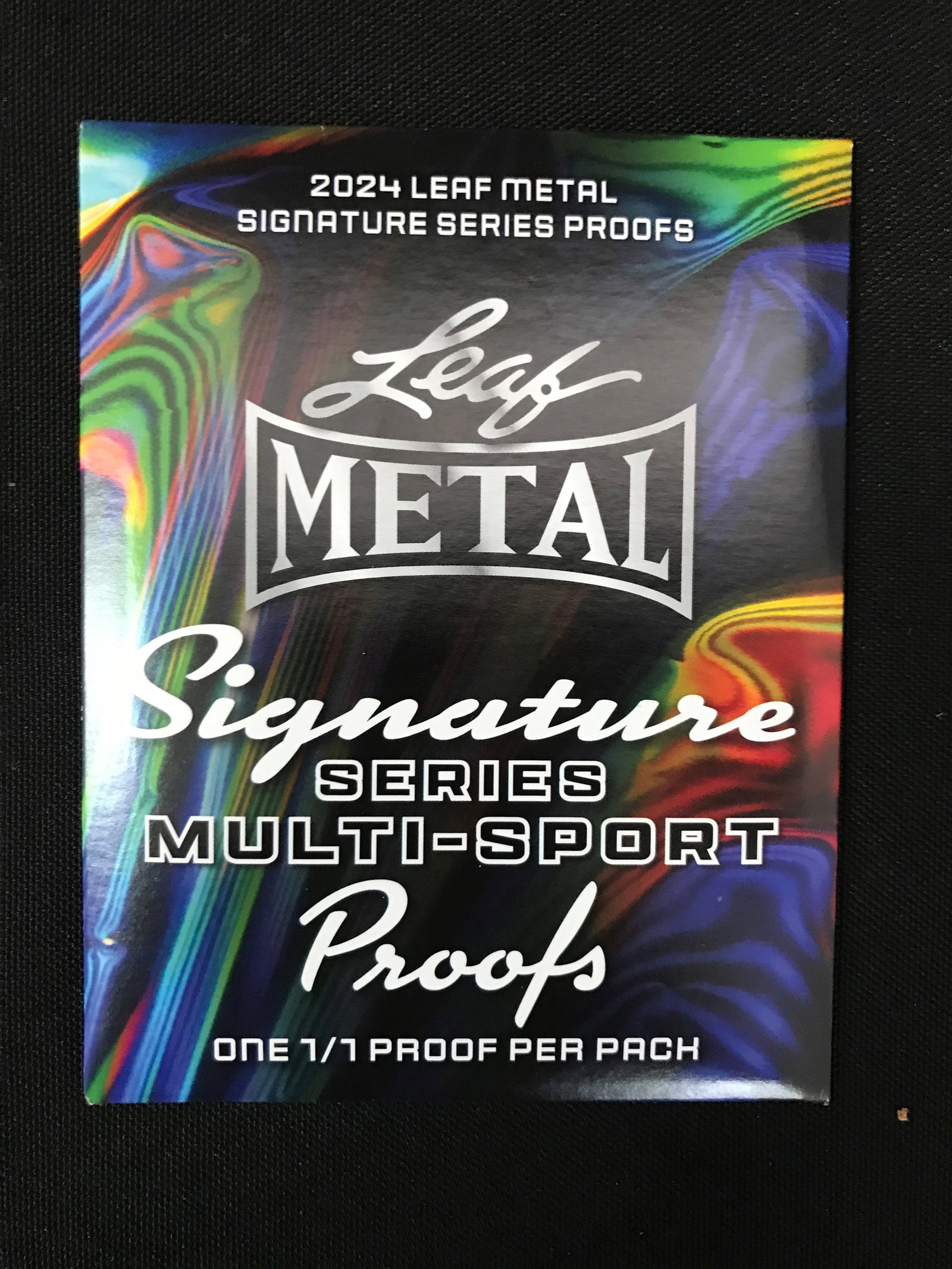 2024 LEAF METAL SIGNATURE SERIES SEALED PACK - CONTAINS 1/1: Prices are in Canadian dollars