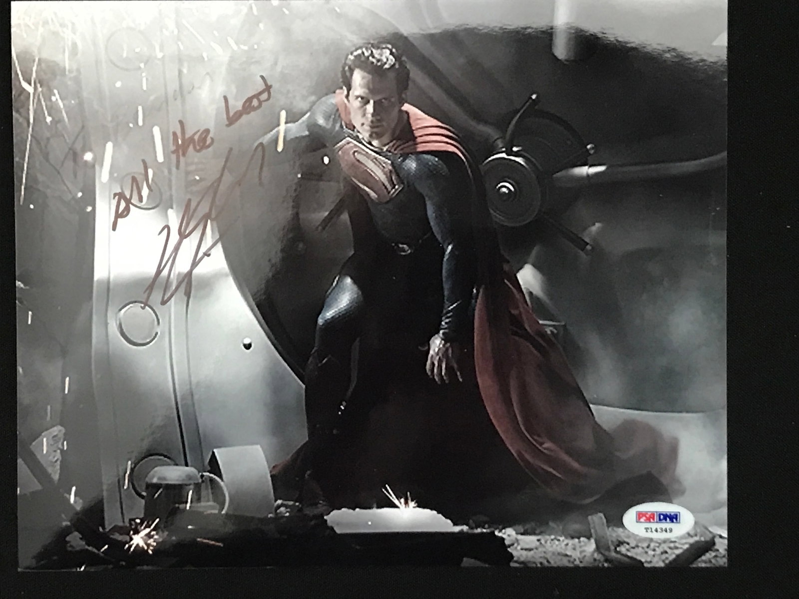 HENRY CAVILL SIGNED AND INSCRIBED 'ALL THE BEST' 8X10 - PSA/DNA COA: Prices are in Canadian dollars